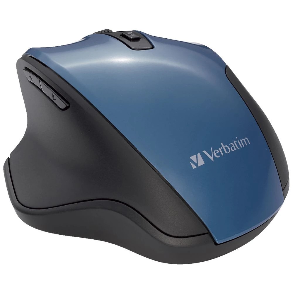 4 Verbatim Silent Ergonomic Wireless Mouse Blue, 4 of 4