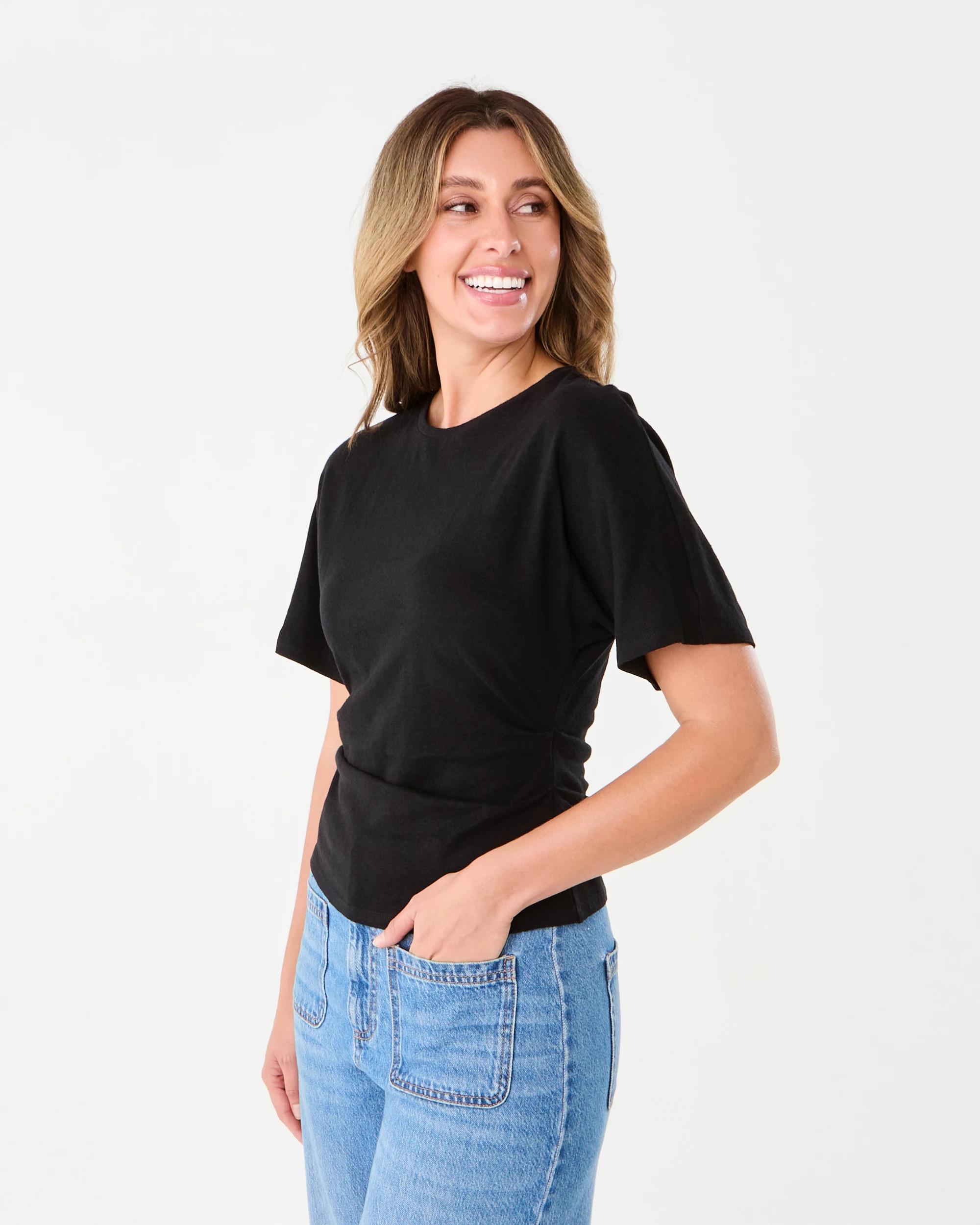 2 Extended Sleeve T-shirt Black, 2 of 6
