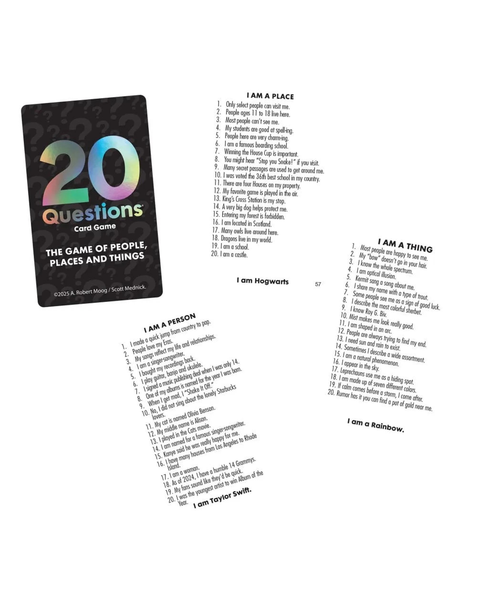 2 University Games 20 Questions Card Game, 2 of 3