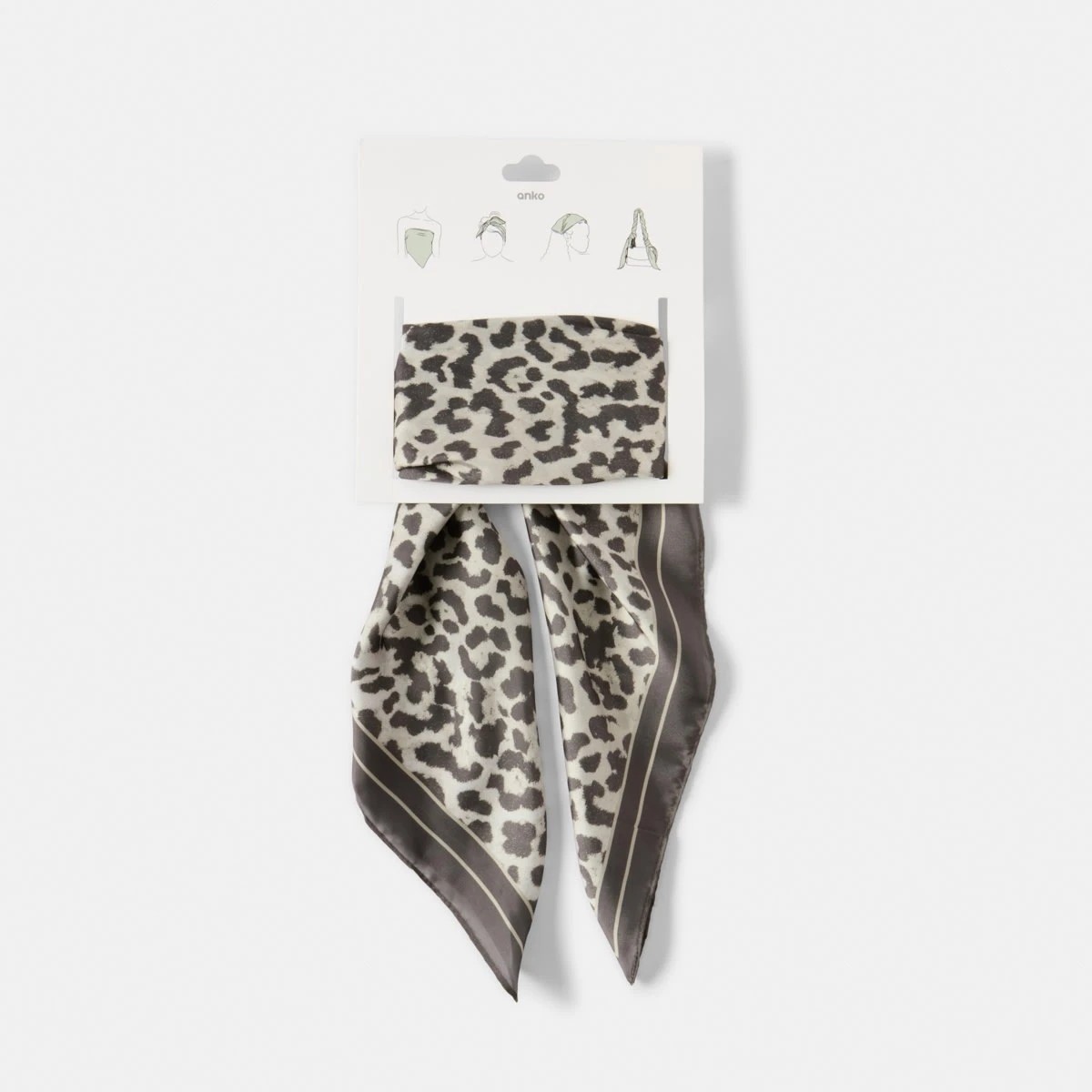 6 Hair Scarf - Cheetah, 6 of 6