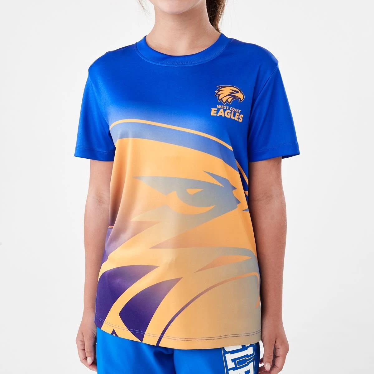 5 Official AFL Kids Training T-shirt West Coast, 5 of 9