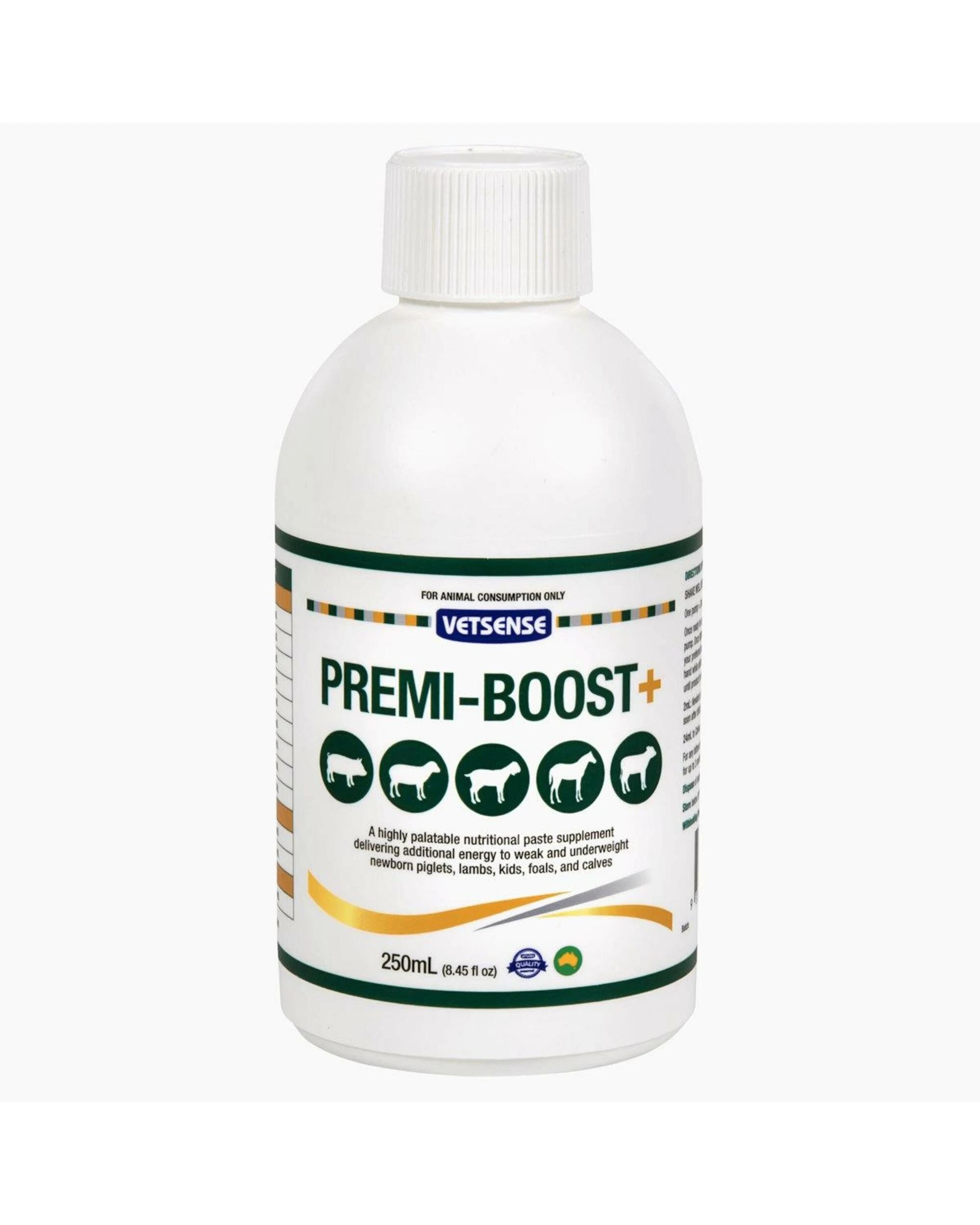 1 Vetsense Premi-Boost+ Nutritional Paste Supplement For Newborn Piglets 250ml, 1 of 2