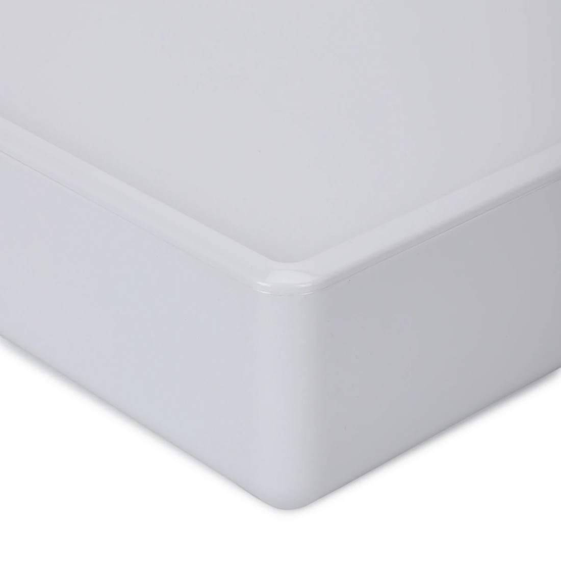 6 6L Smooth and Shiny Plastic Tub - White, 6 of 7
