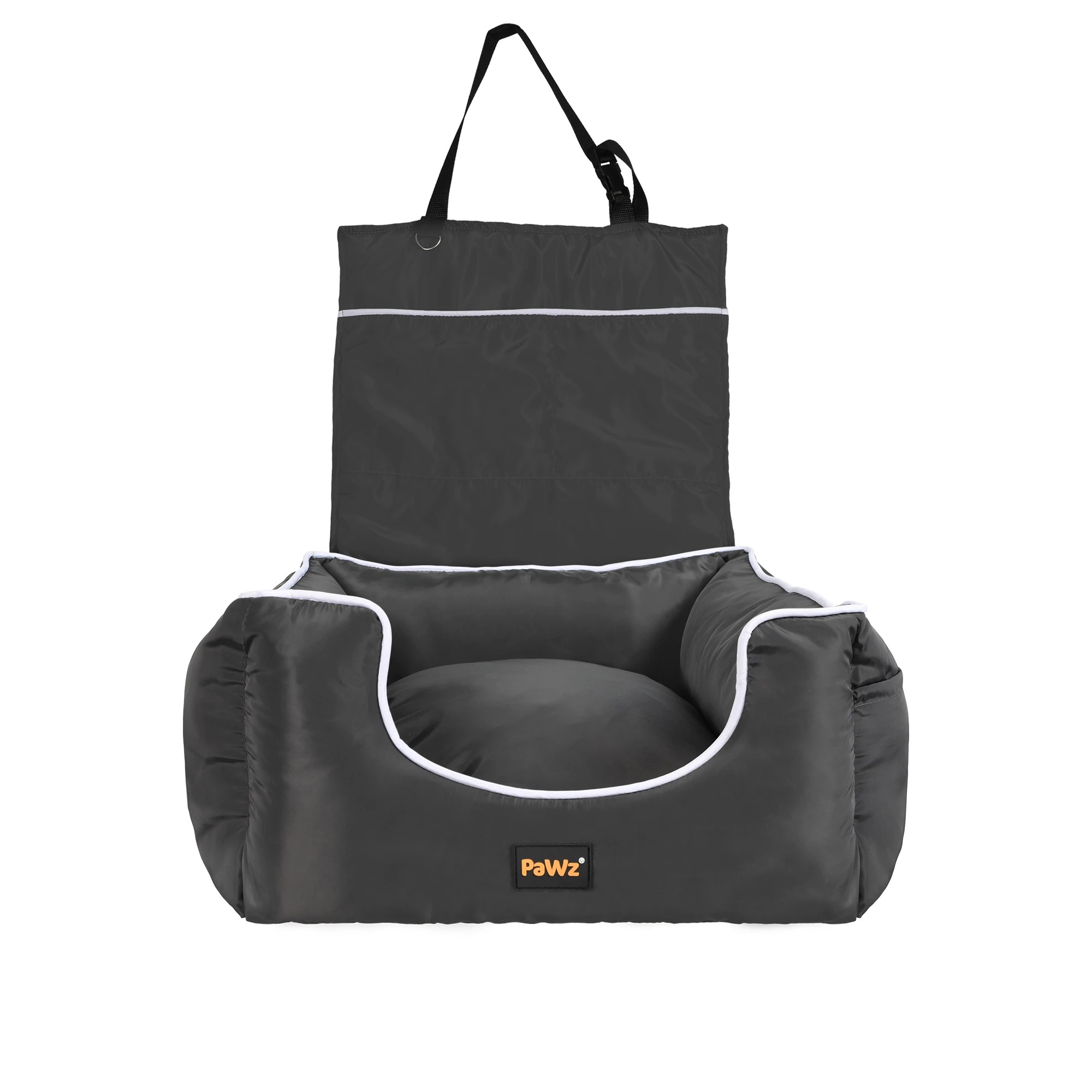 2 Pawz Dog Car Booster Seat - Grey, 2 of 5
