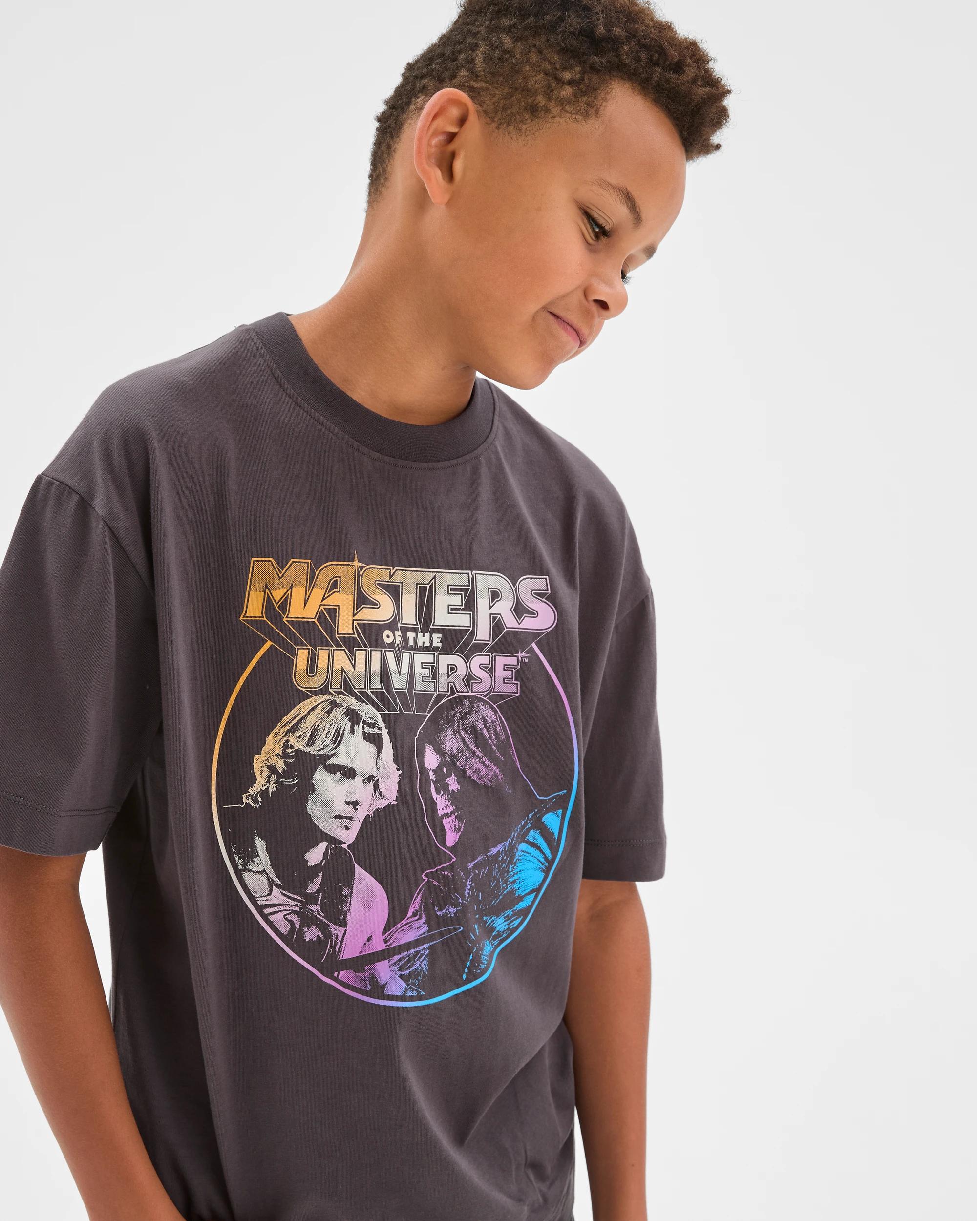 3 Masters of The Universe Australian Cotton Oversized T-Shirt BLACK, 3 of 7