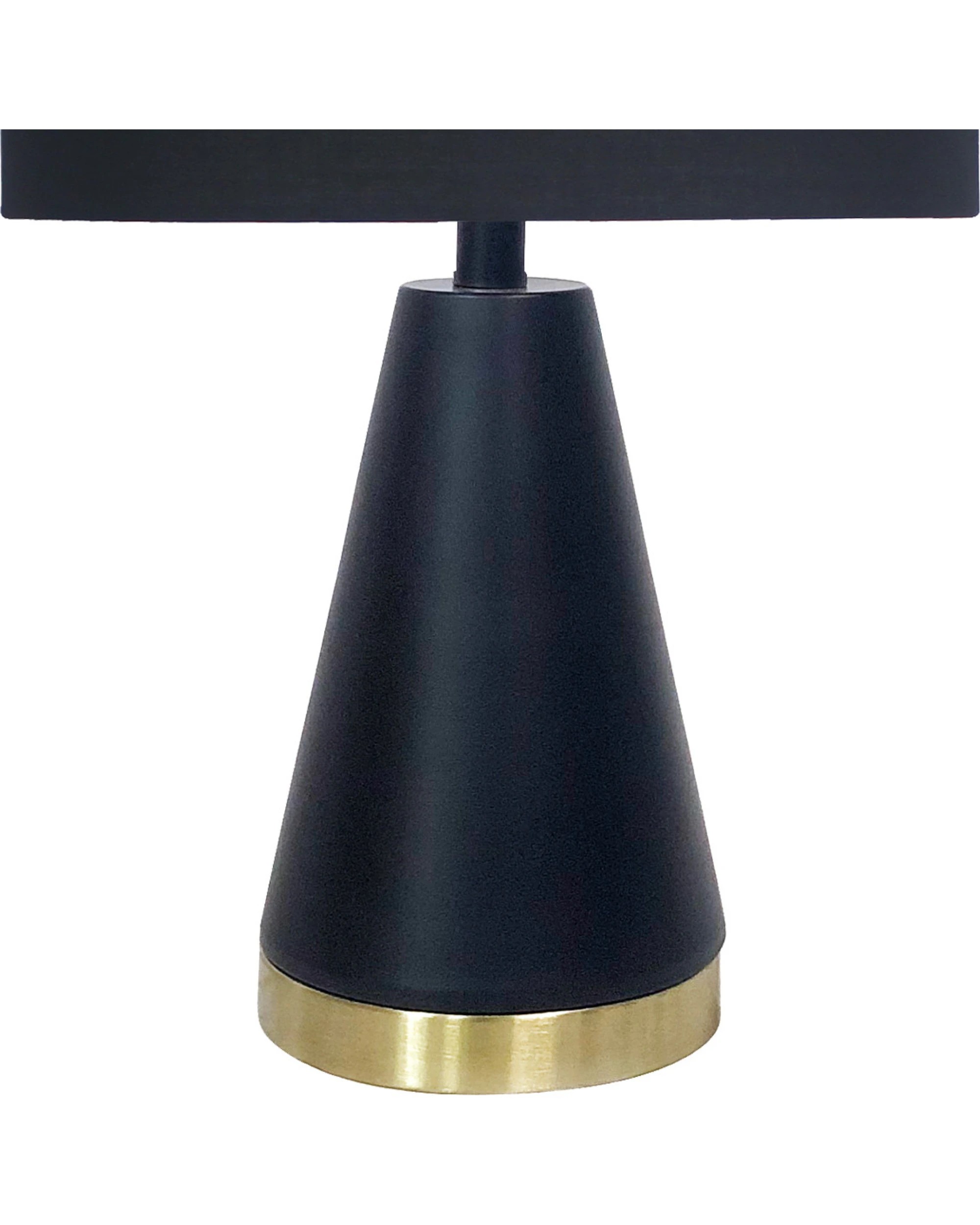 9 Sarantino Metal Table Lamp In Black And Gold, 9 of 10