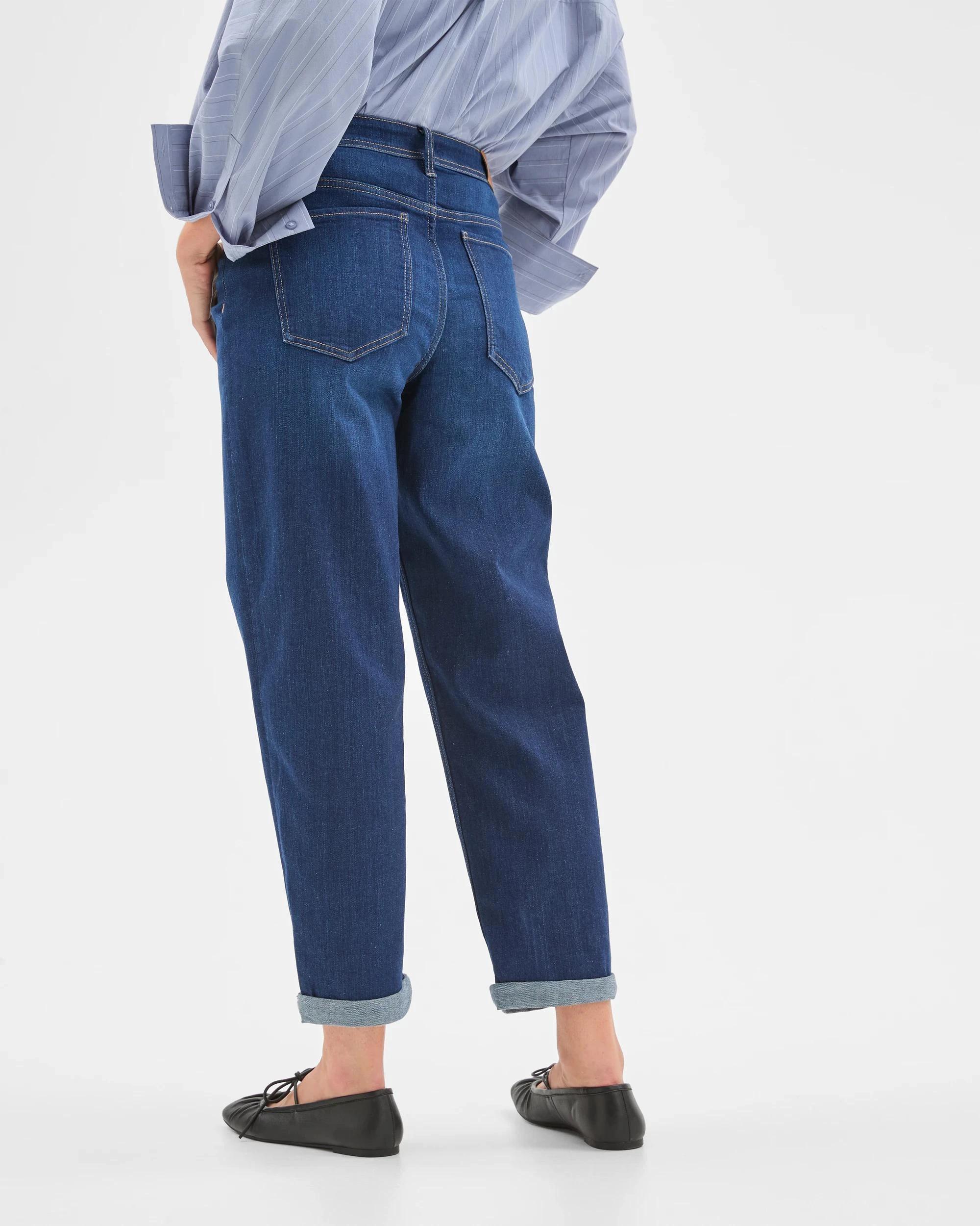 4 Target Denim Denim Mid Rise Courtney Girlfriend Jeans SAPHIRE, 4 of 6