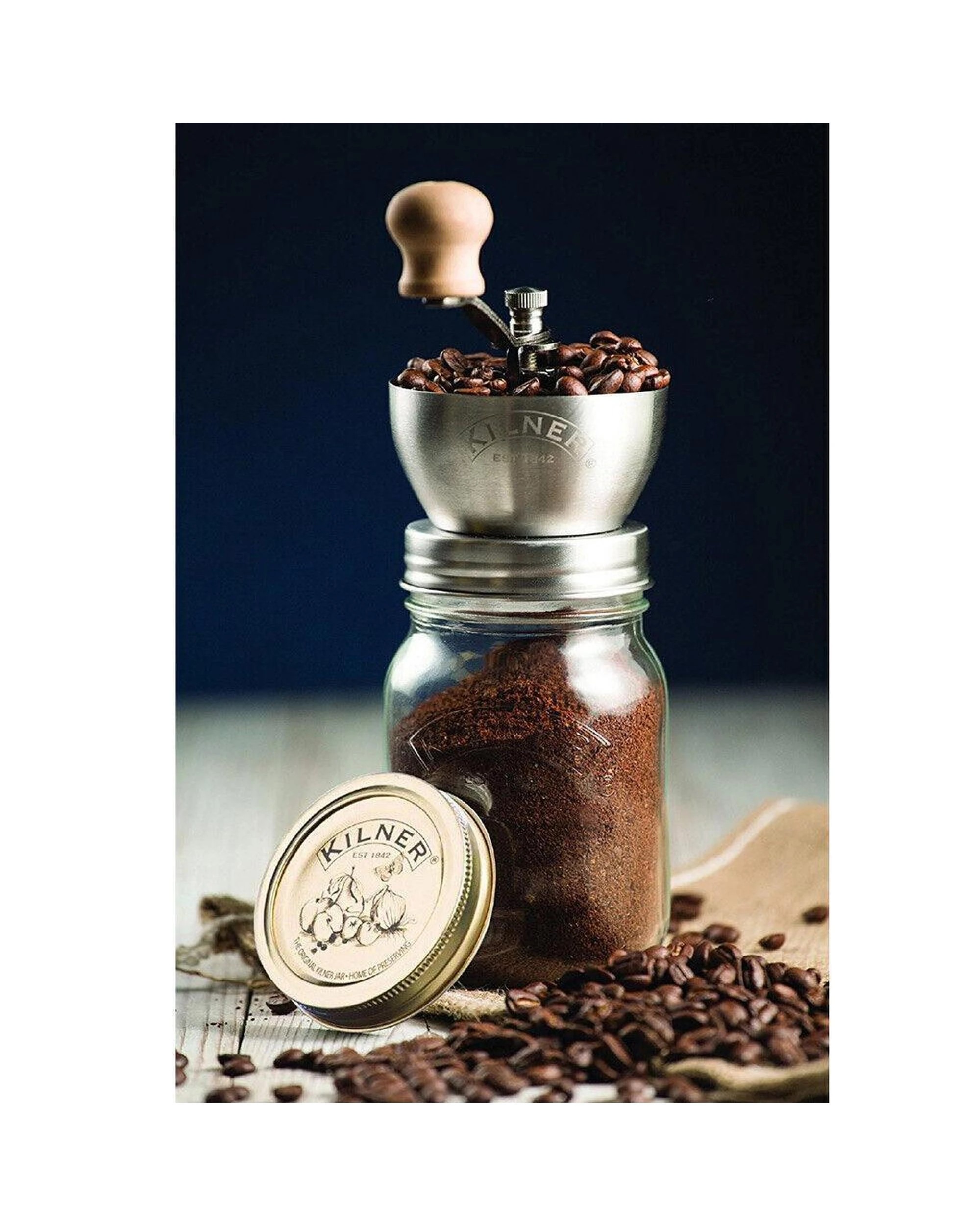 4 Kilner Coffee Grinder Glass Jar Manual  500ml, 4 of 7