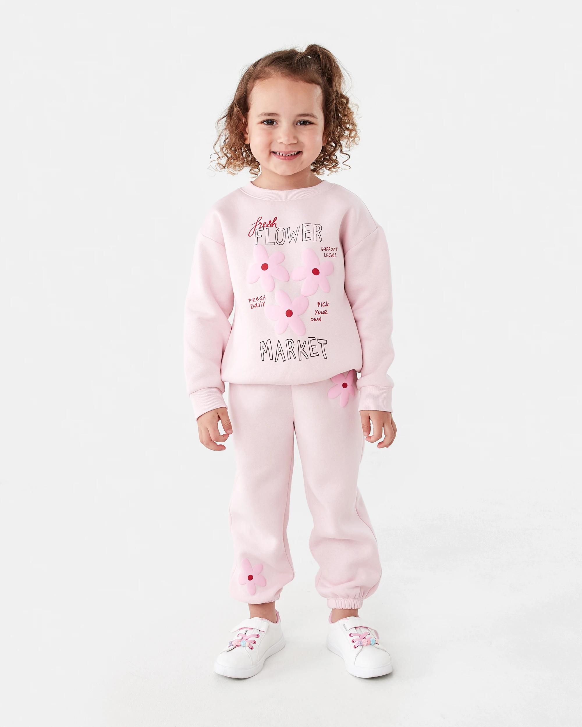 7 Print Crew Sweater Pnk Floral, 7 of 8