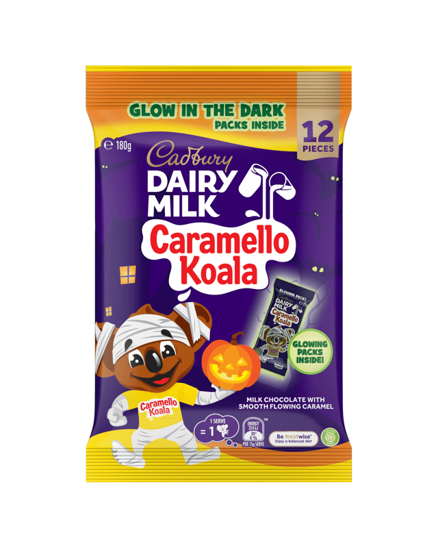 Cadbury 12 Piece Caramello Koala  Koala Glow in the Dark Sharepack 