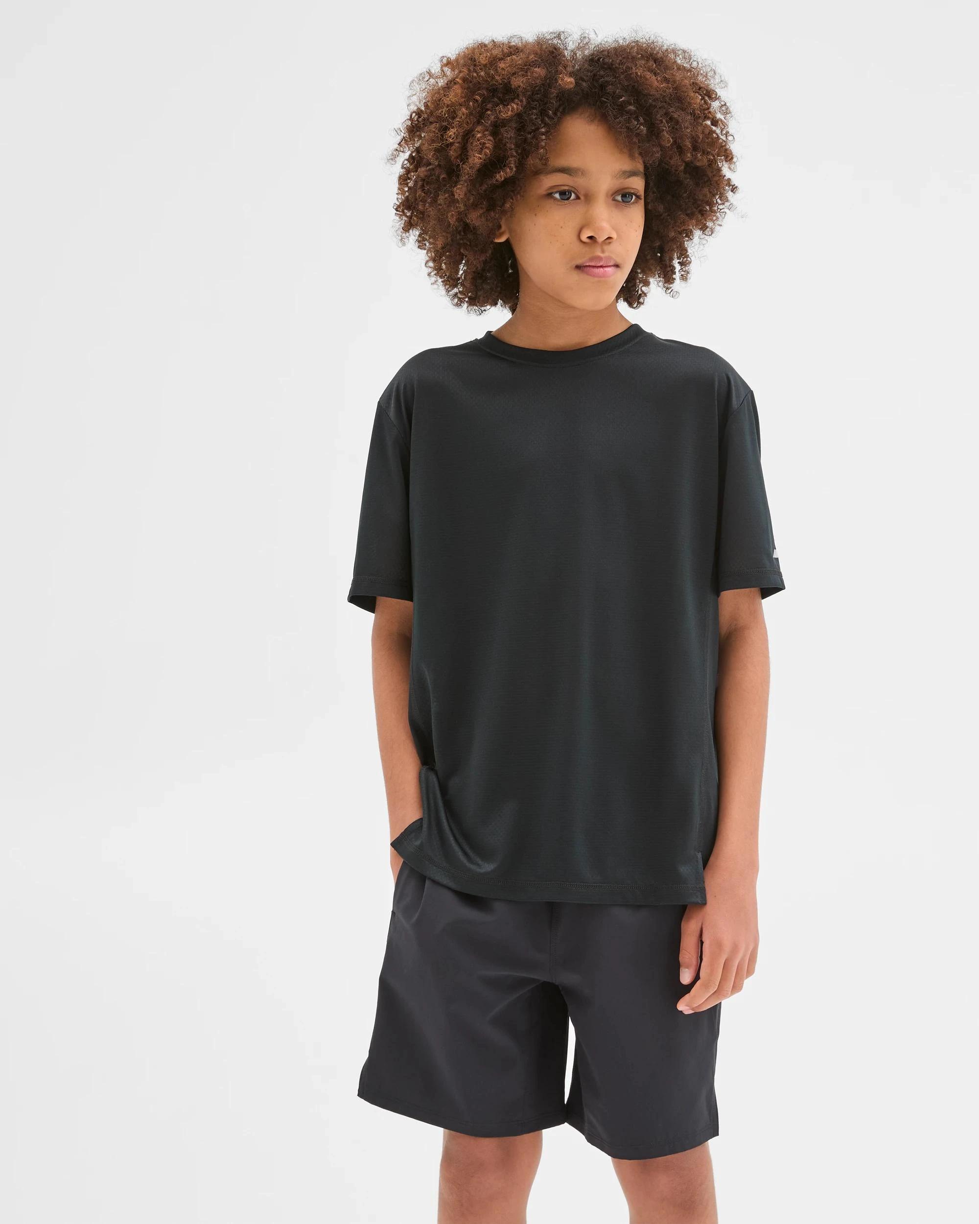 3 Target Kids Active Short Sleeve T-Shirt BLACK, 3 of 6