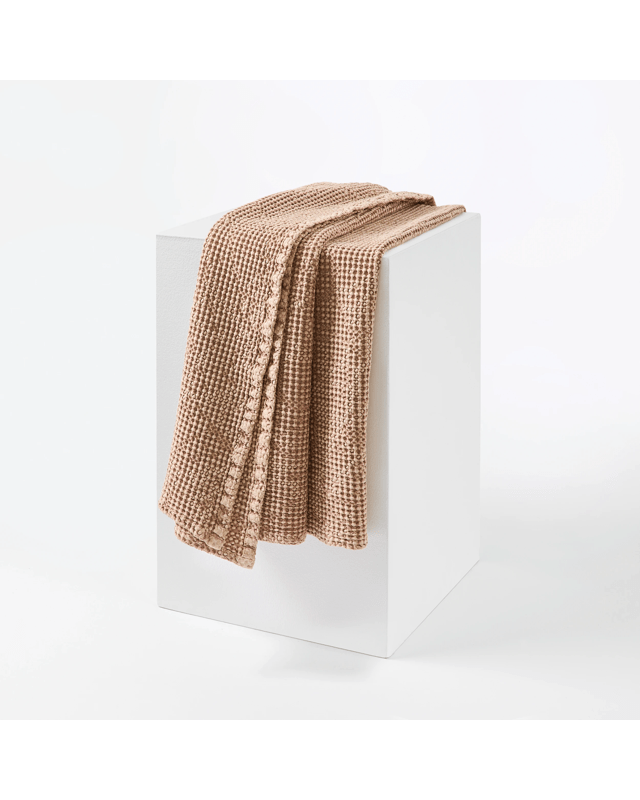 Stonewashed Australian Cotton Waffle Throw -