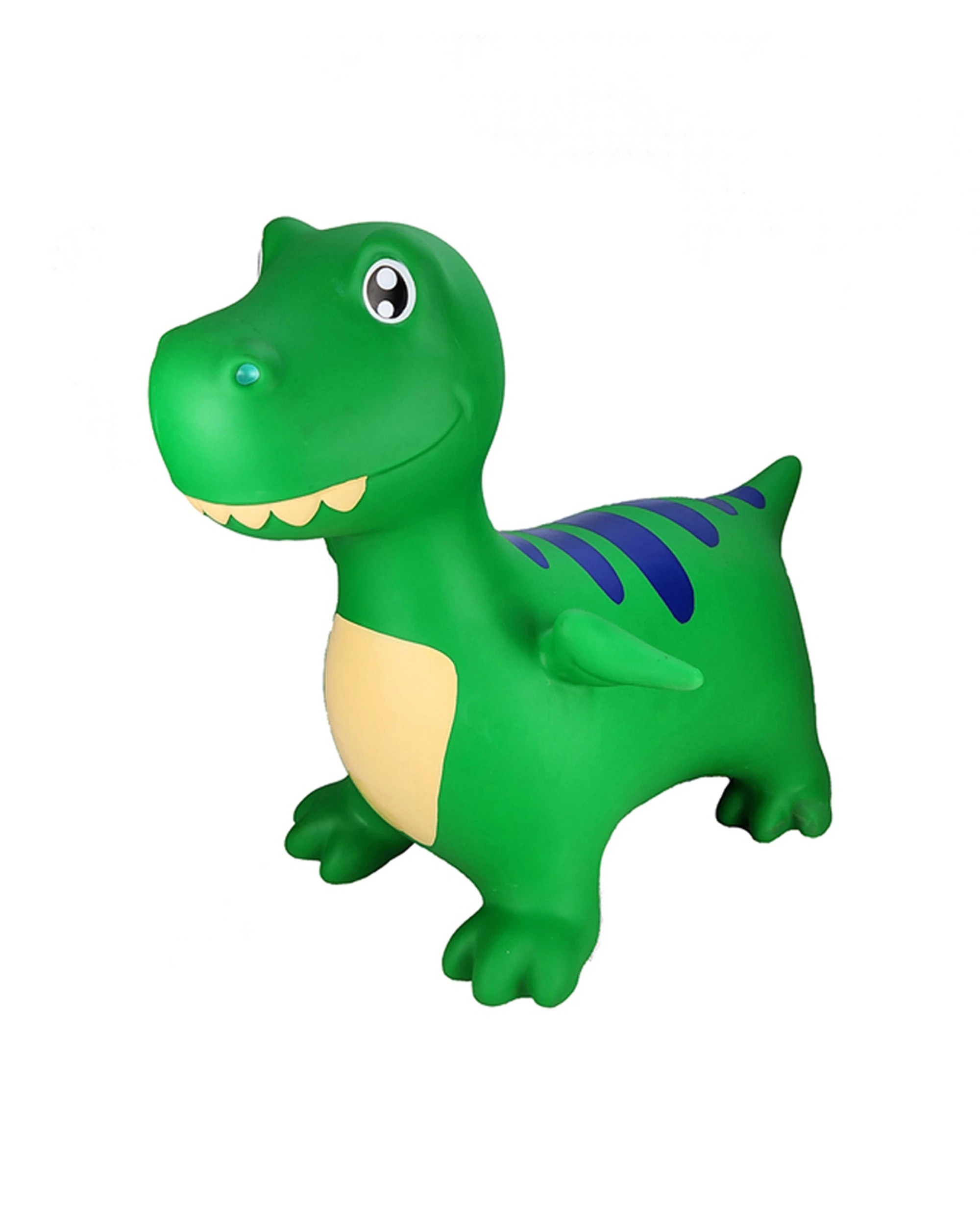 1 Kaper Kidz Bouncy Rider Zappy The T-rex Kids Ride On Bouncer Toy 12m Plus - Green, 1 of 4