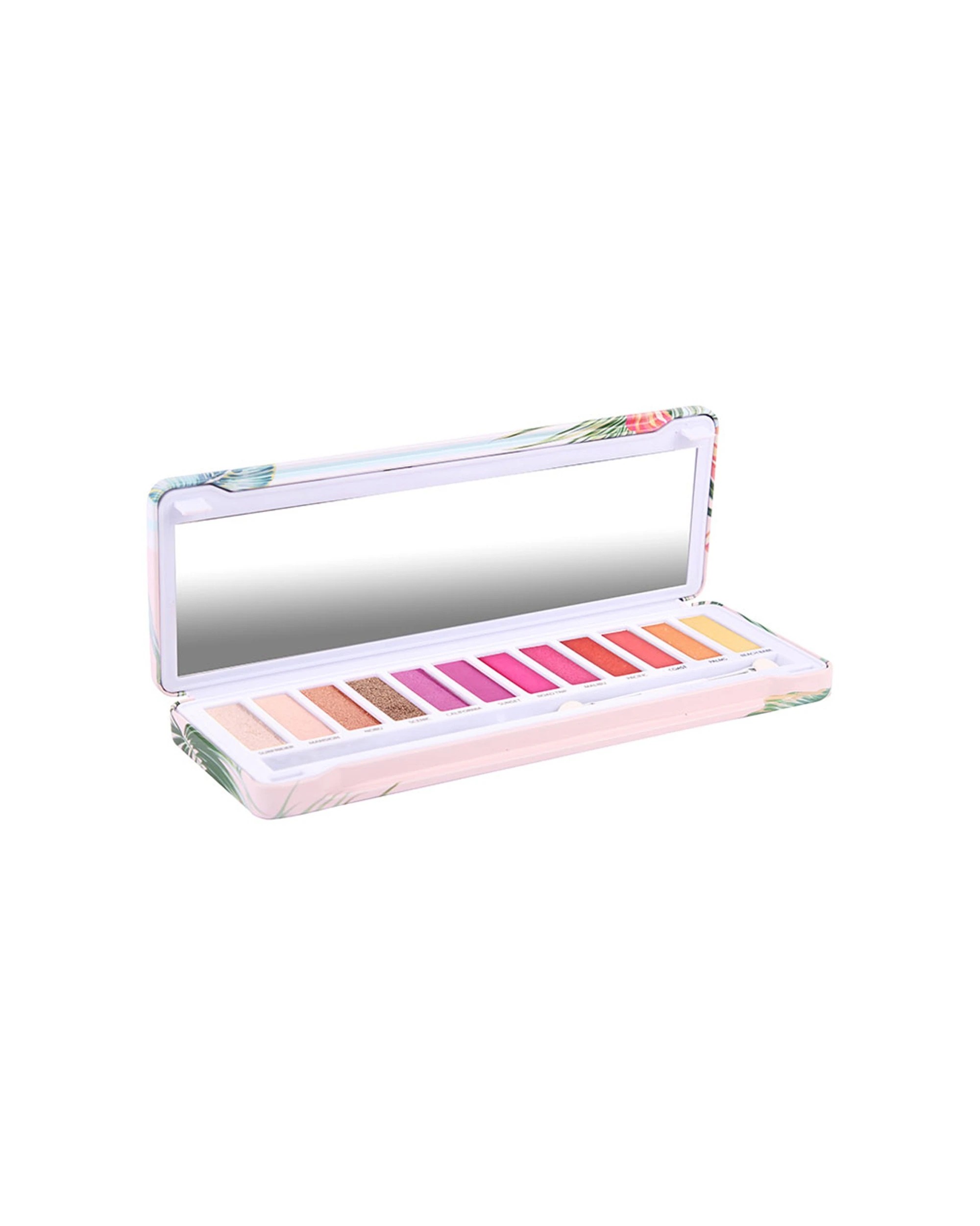 4 BYS Malibu Eyeshadow Palette Warm Neutrals Summer Brights Silky-Smooth Makeup - Multi, 4 of 5