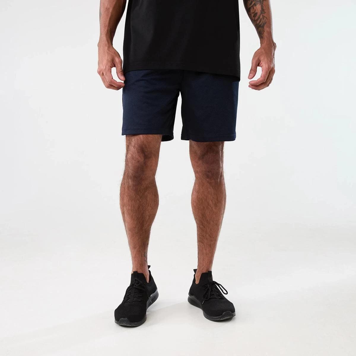 7 Active Mens Performance Mesh Shorts SHADE NAVY, 7 of 7