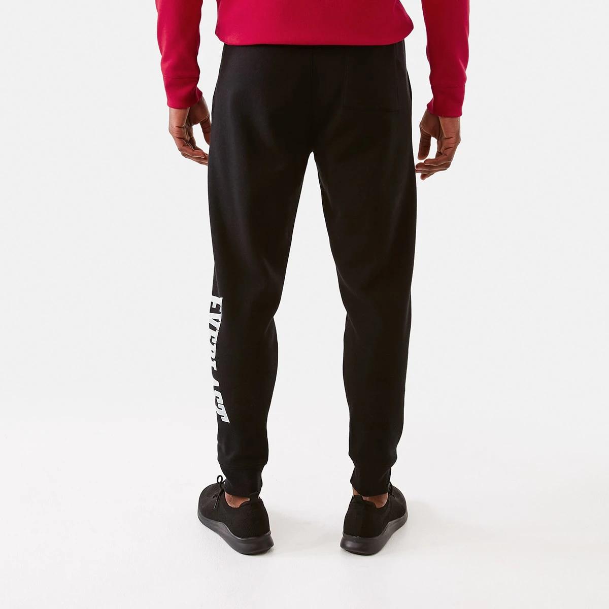 3 Everlast Mens Block Trackpants Black, 3 of 7