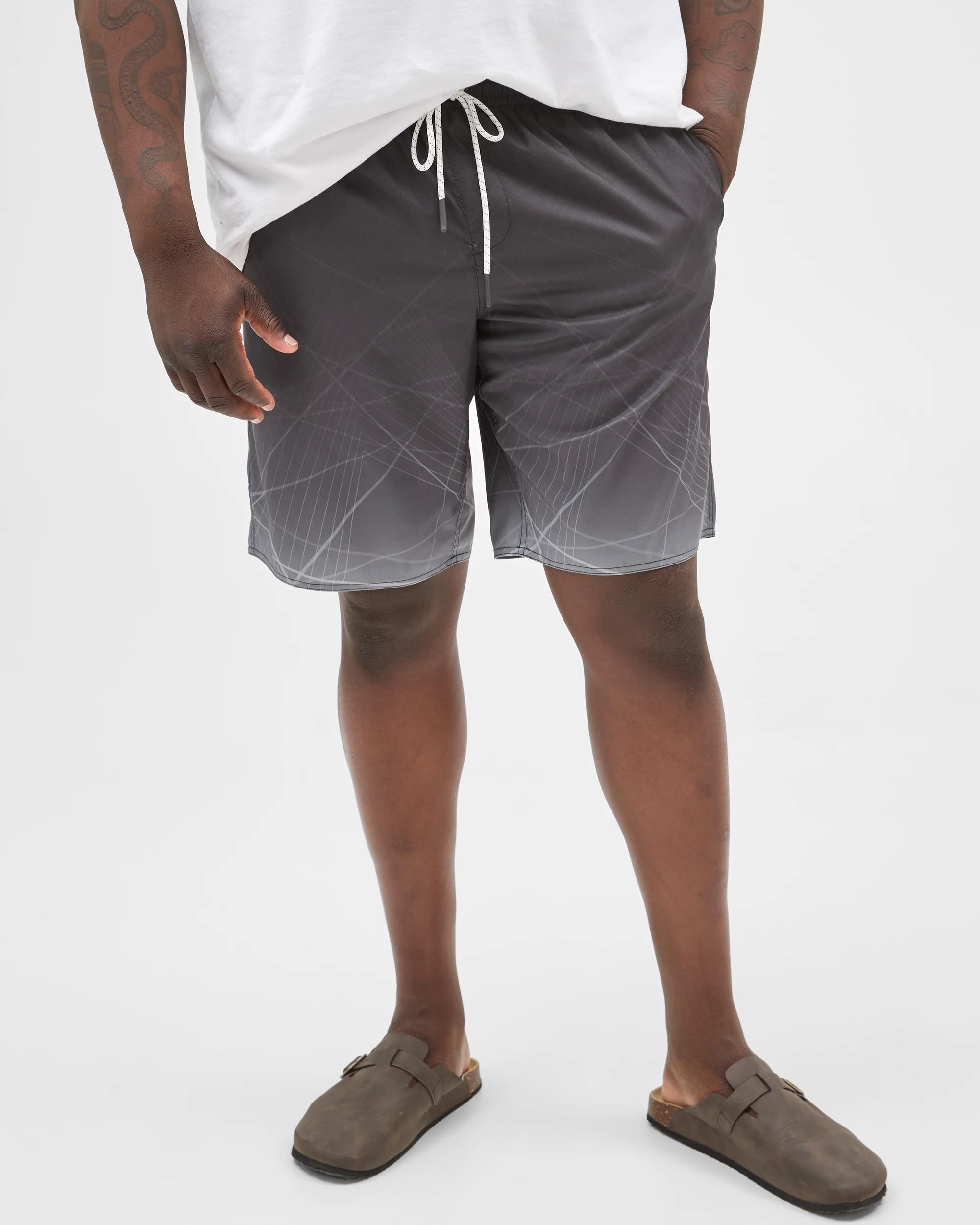4 Target Man Plus Plus Size Swim Boardshorts BLACK, 4 of 7
