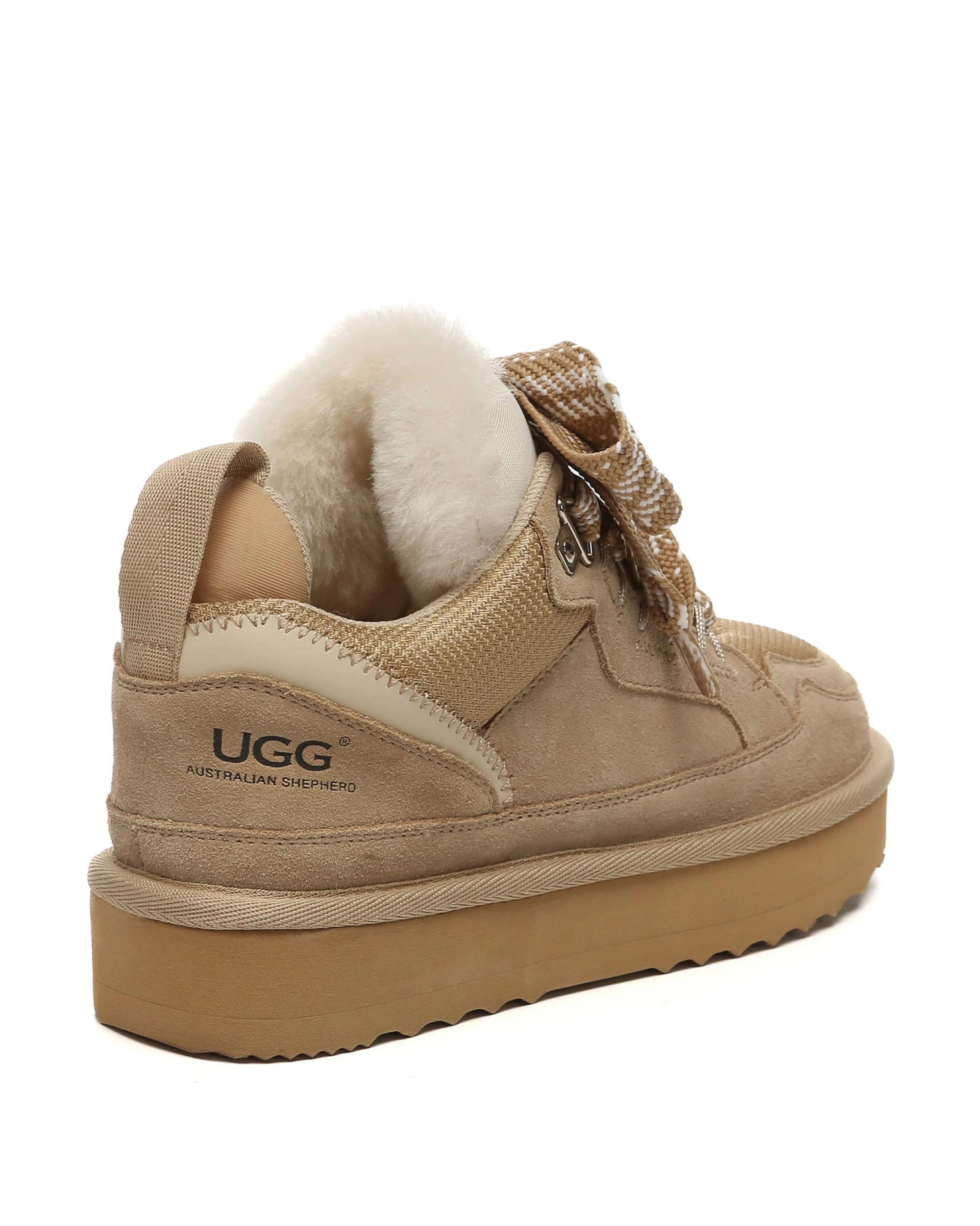 3 Australian Shepherd UGG Womens Parkyr Platform Sneakers SAND, 3 of 5