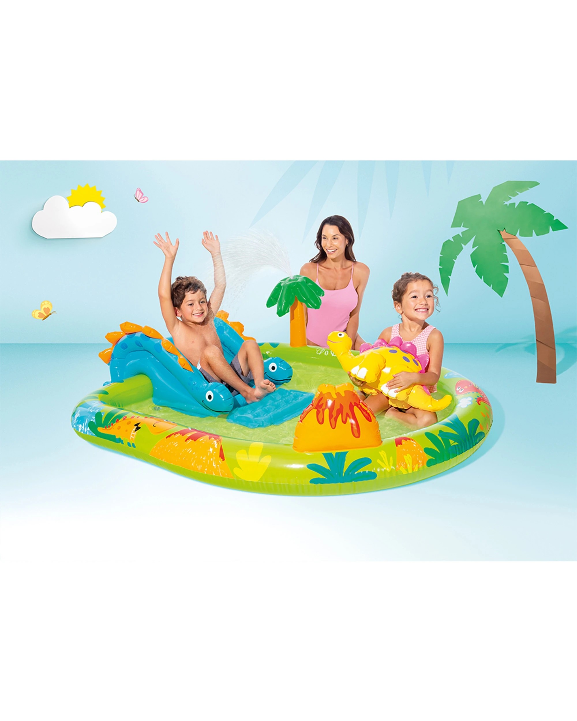 7 Intex Inflatable Little Dino Kids Play Center - Multi, 7 of 7
