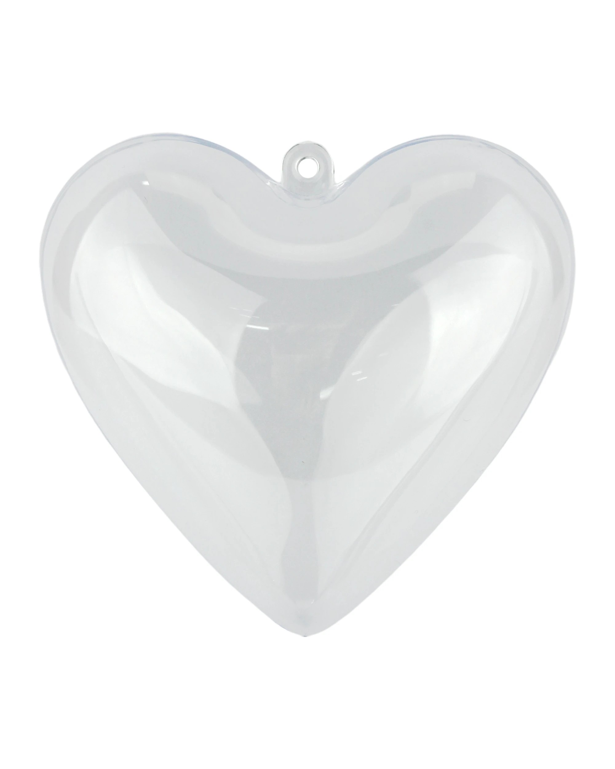 3 Party Maker Clear Plastic Fillable Heart 6cm, 3 of 5