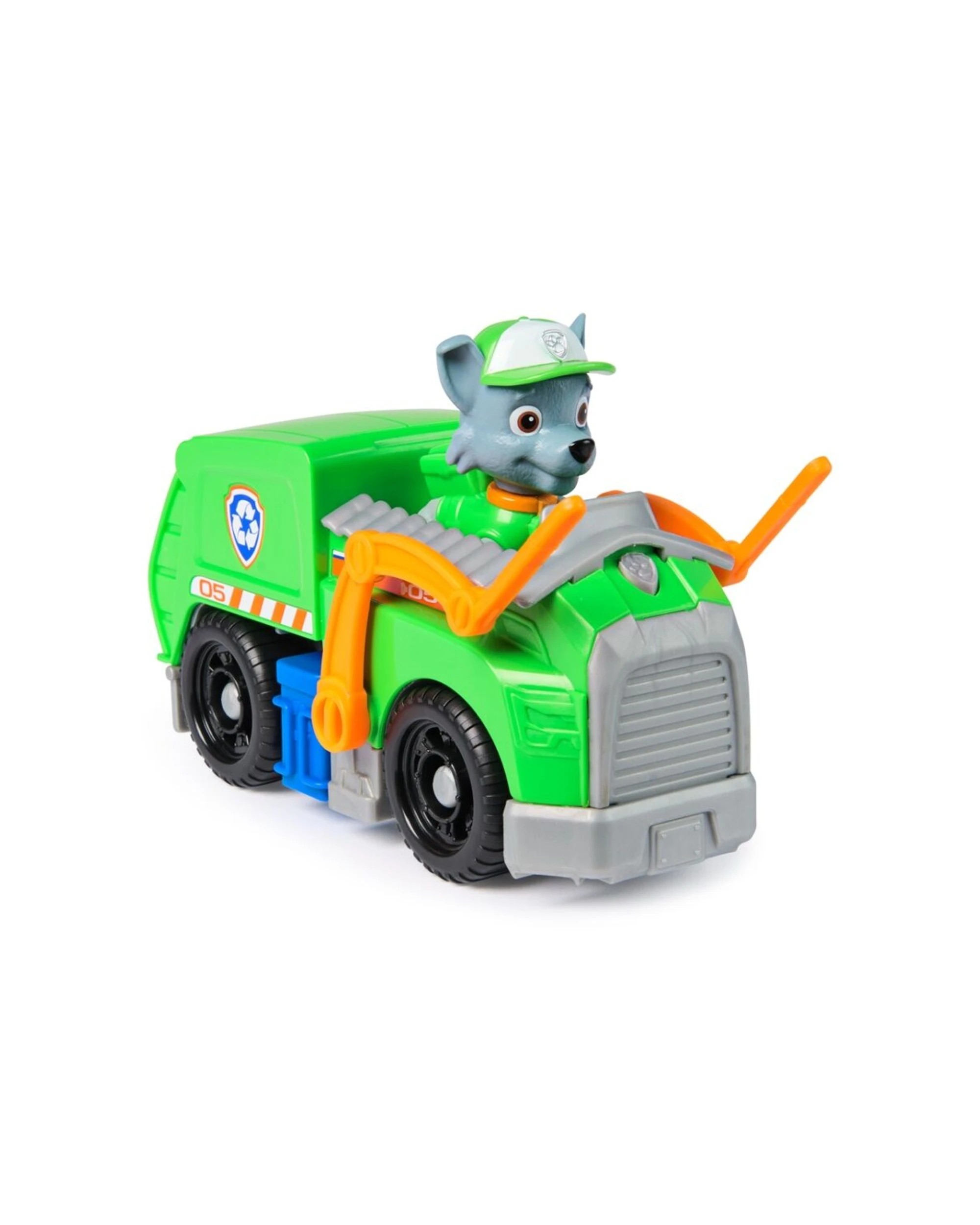 5 Paw Patrol 2pc Kids Sustainable Basic Toy Rescue Vehicle Rocky - Green, 5 of 6