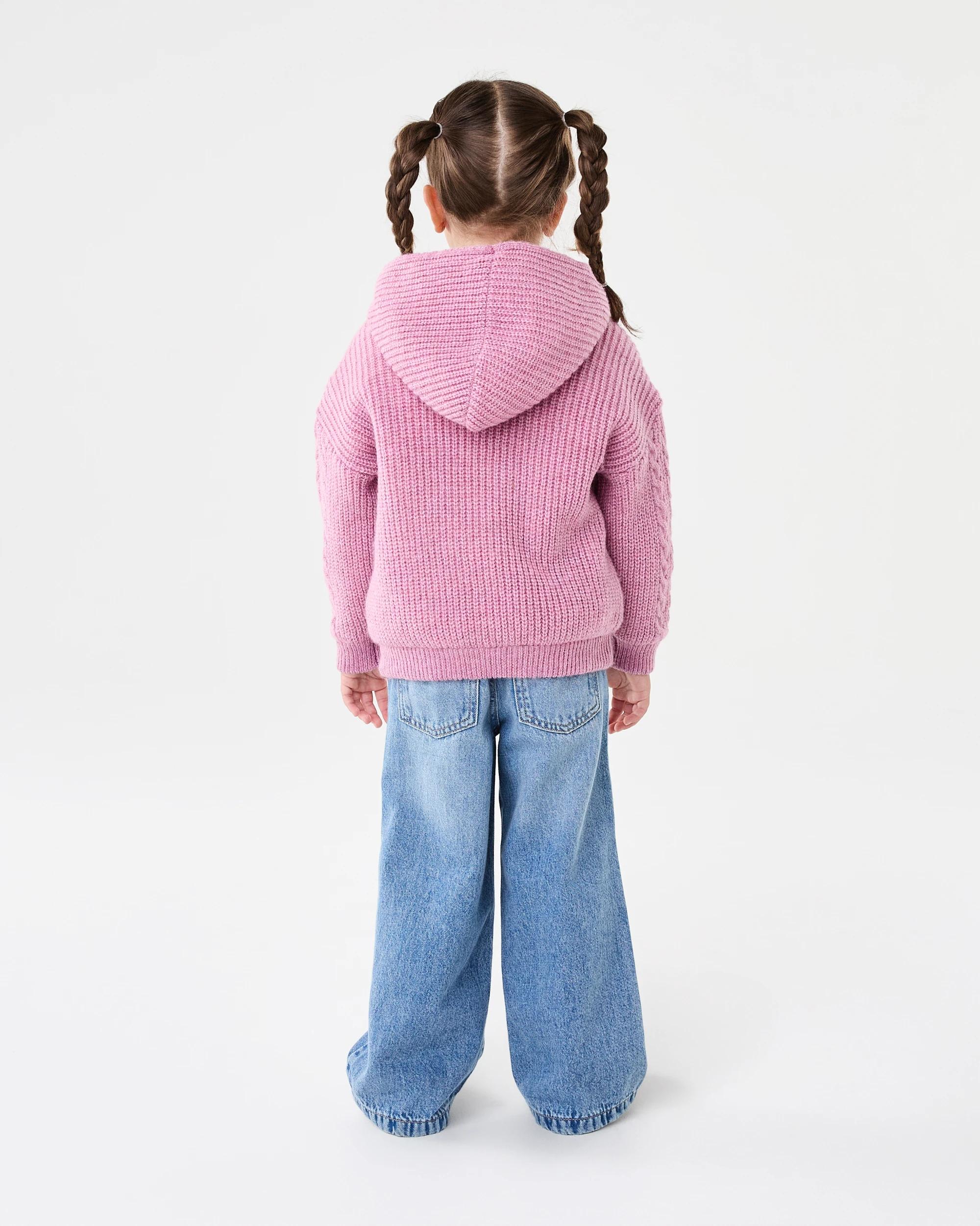 8 Sherpa Lined Cardigan DUST ROSE, 8 of 8
