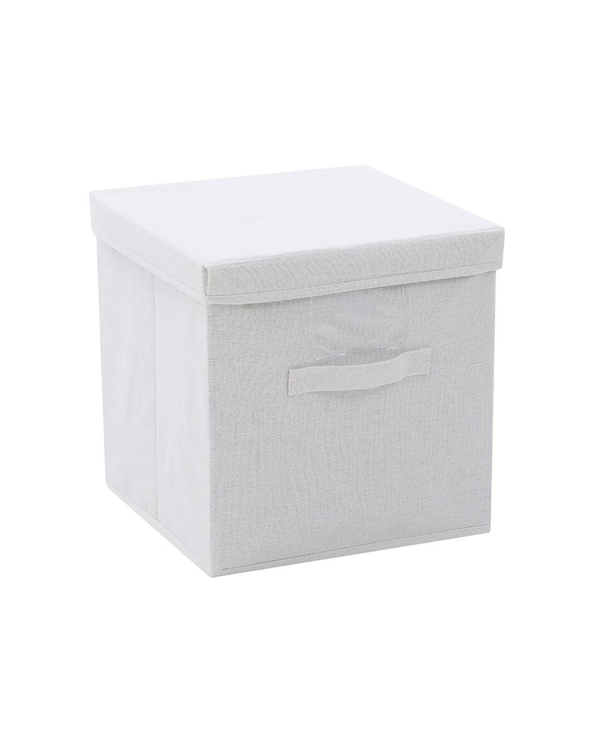 1 Boxsweden Kloset Linen Storage Box - Foldable Storage Cube - 30x30x30cm
 - white, 1 of 5