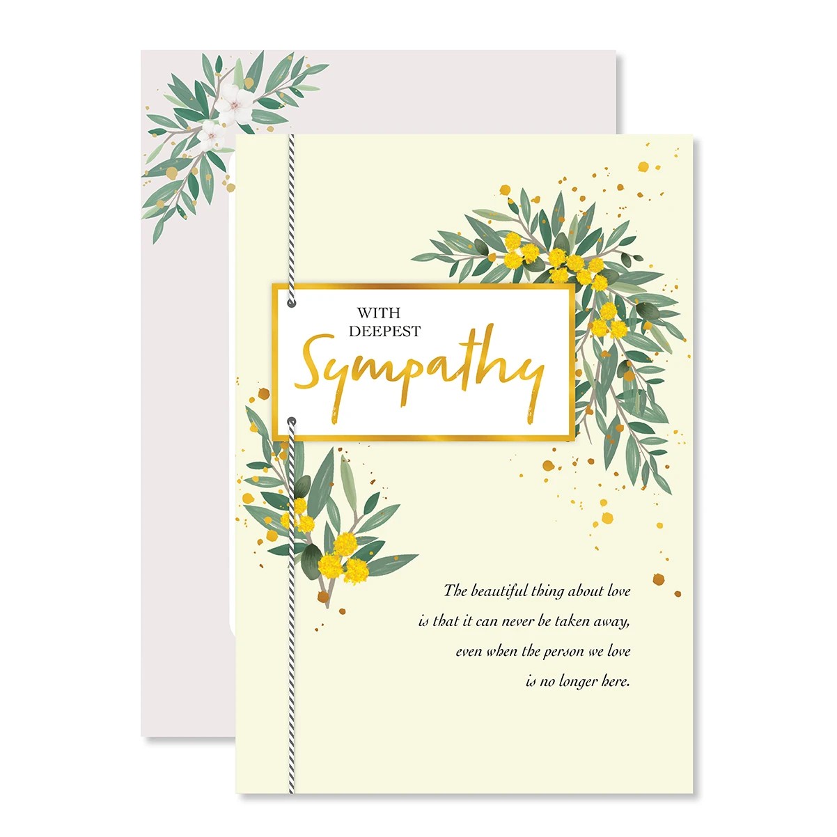 1 Hallmark Card - With Deepest Sympathy, 1 of 3