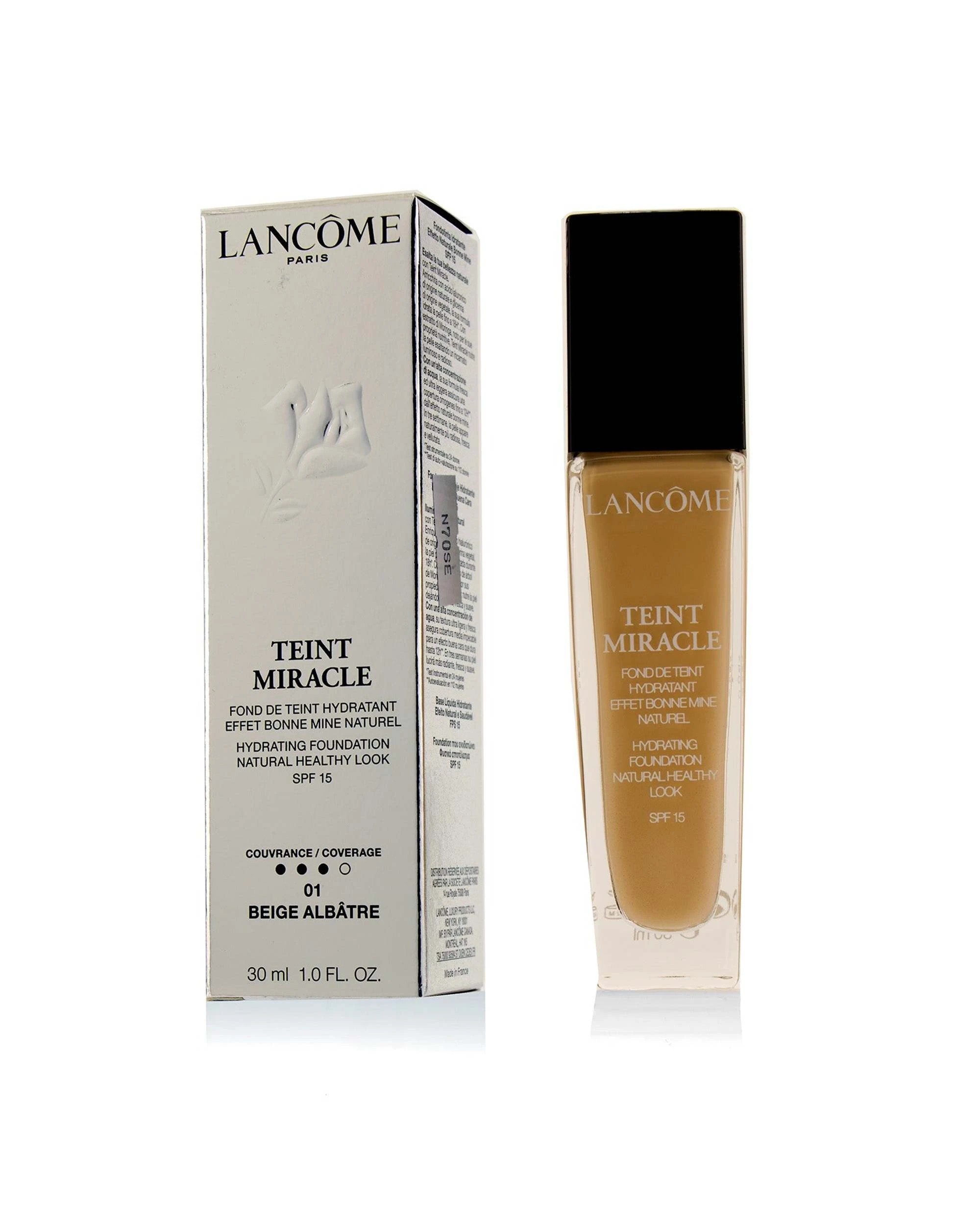 5 Lancome Teint Miracle Hydrating Foundation Healthy Look SPF 15 - # 30ml/1oz - Natural, 5 of 9