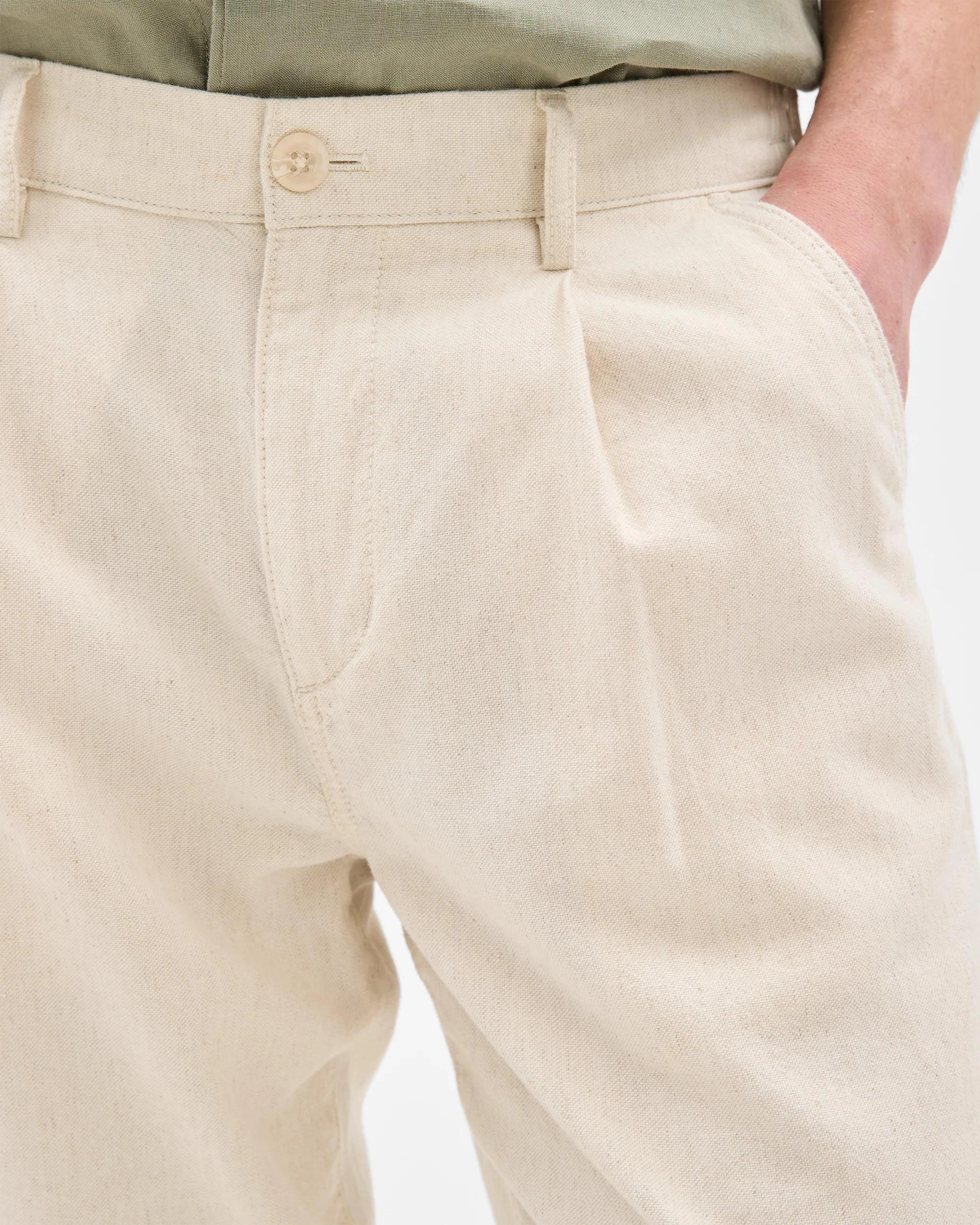 5 Target Australian Cotton Blend Pleated Pants LIGHT STONE, 5 of 6