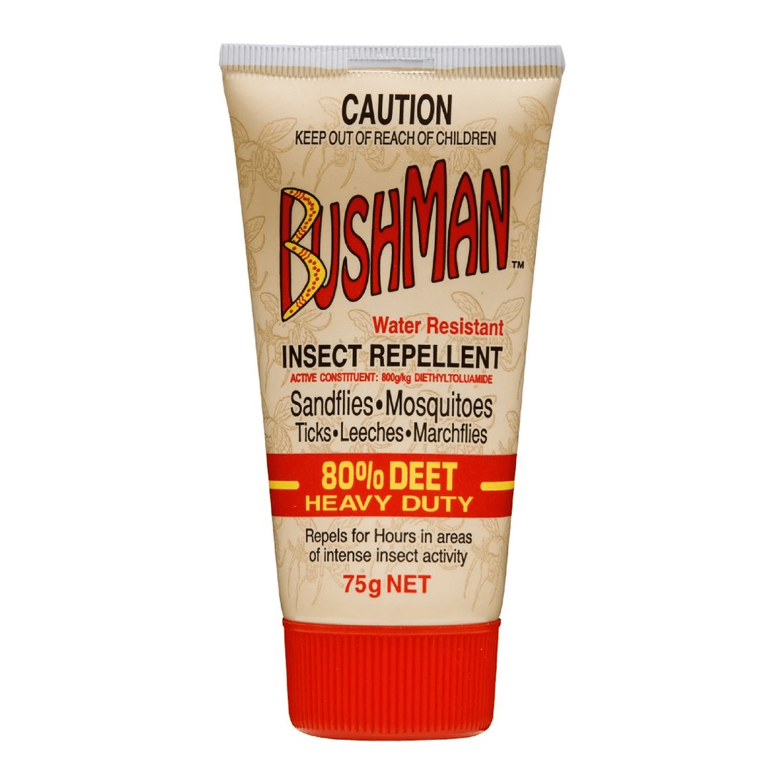 1 Bushmans Heavy Duty Insect Repellent 75g, 1 of 1