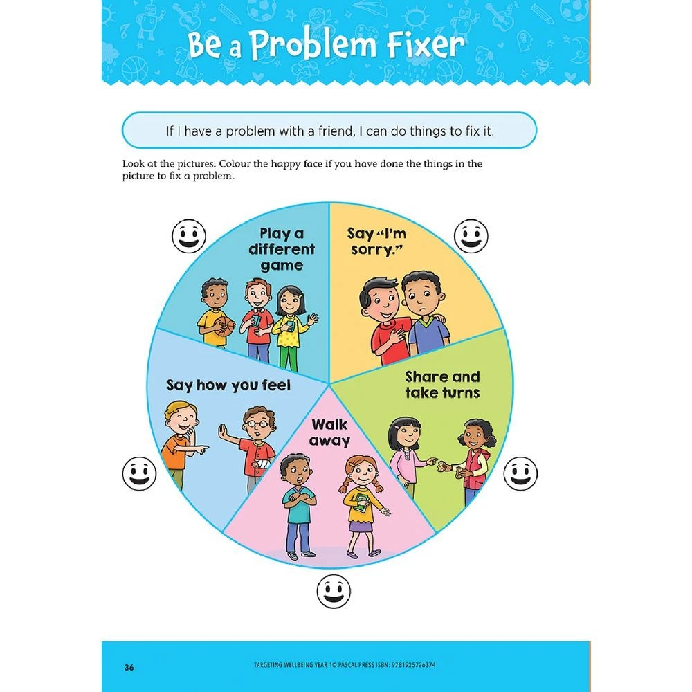 6 Targeting Wellbeing Year 1, 6 of 7