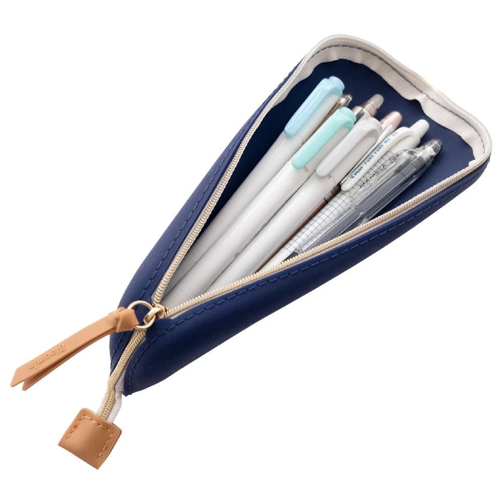 4 Bloomin Tray Pencil Case Navy Blue, 4 of 4