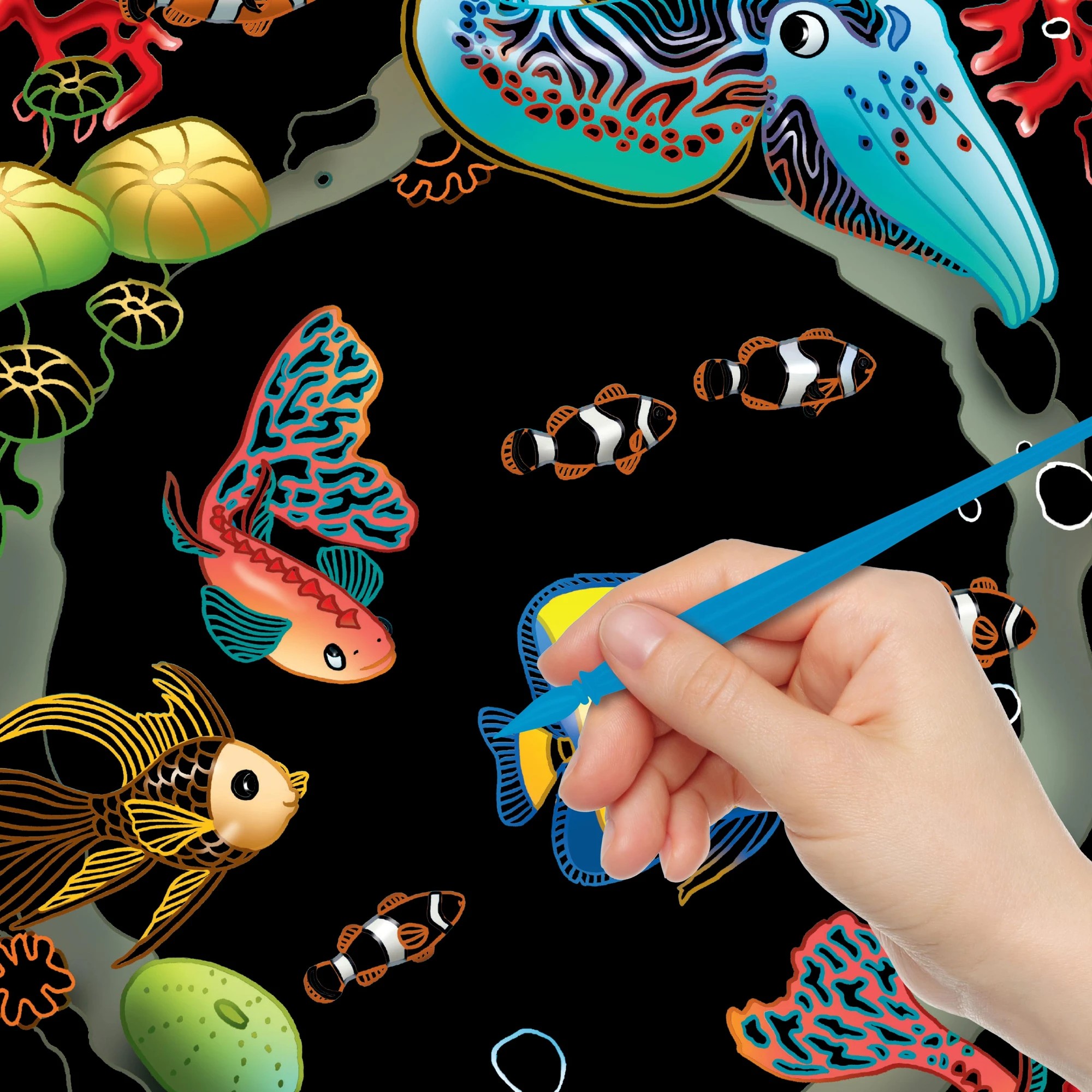 7 Kaleidoscope Etch Art Creations: Ocean Dreams - Book, 7 of 8