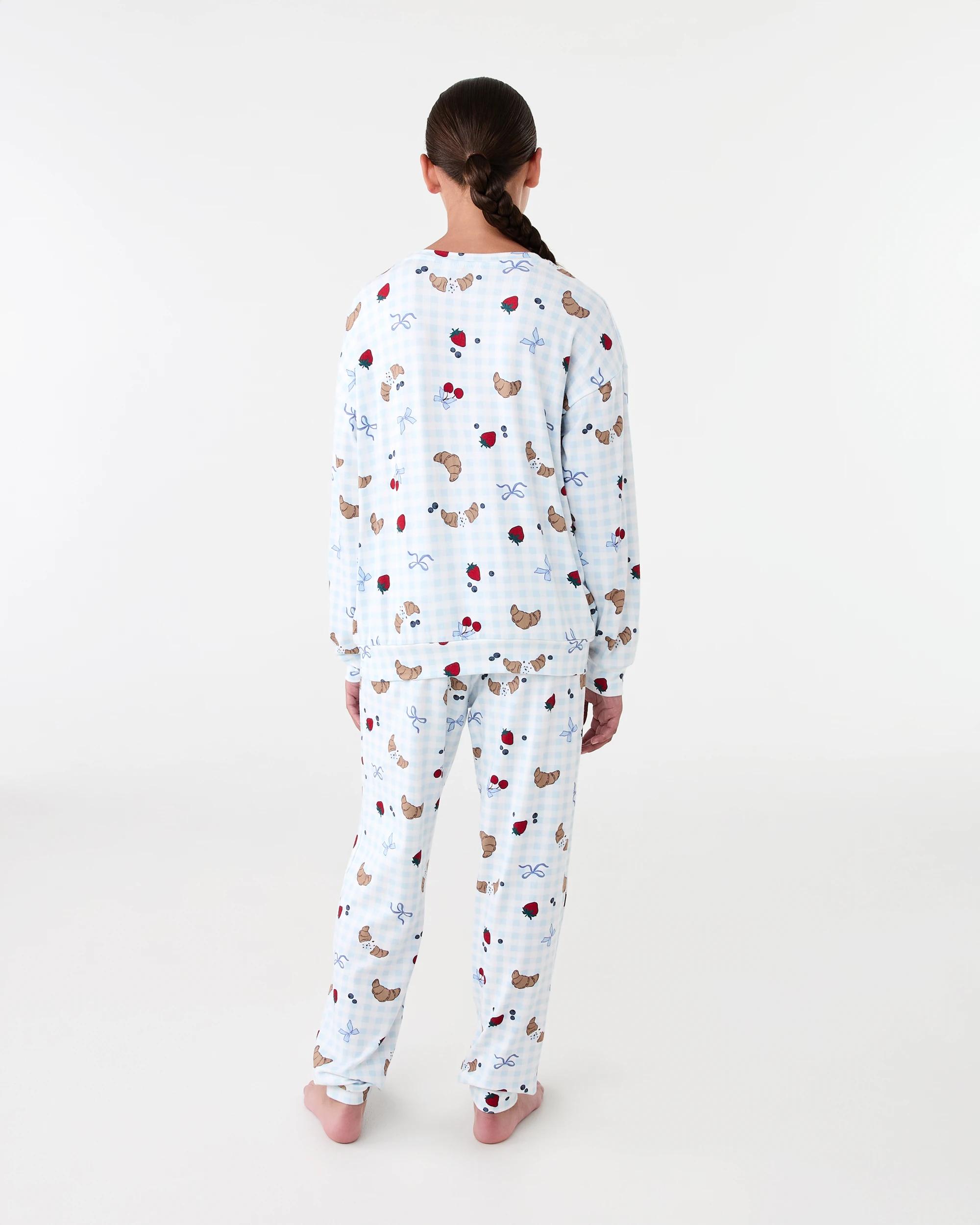 2 Hacci Pyjama Set Blu Gng Br, 2 of 7