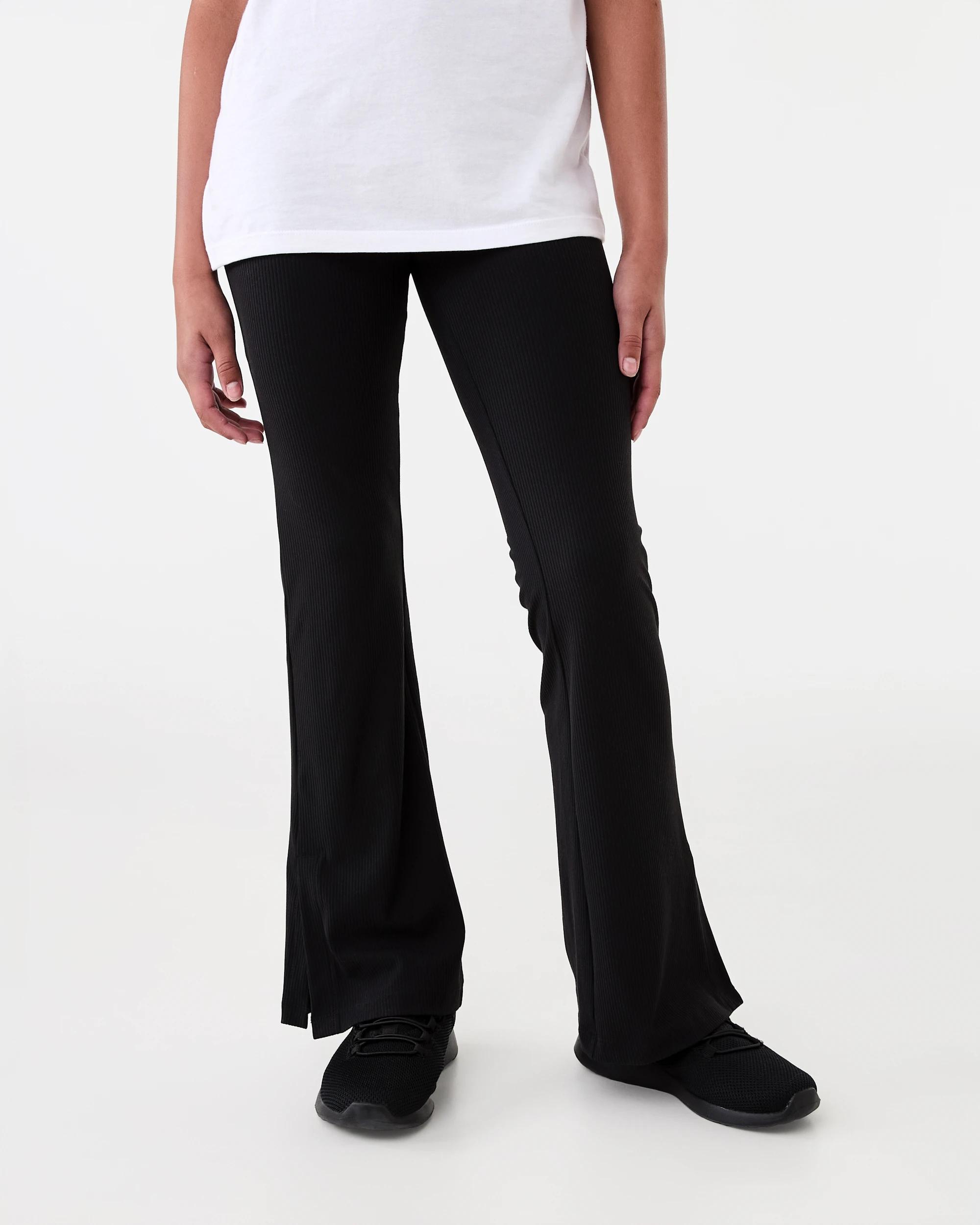 1 Active Flare Leggings with Splits Black, 1 of 6