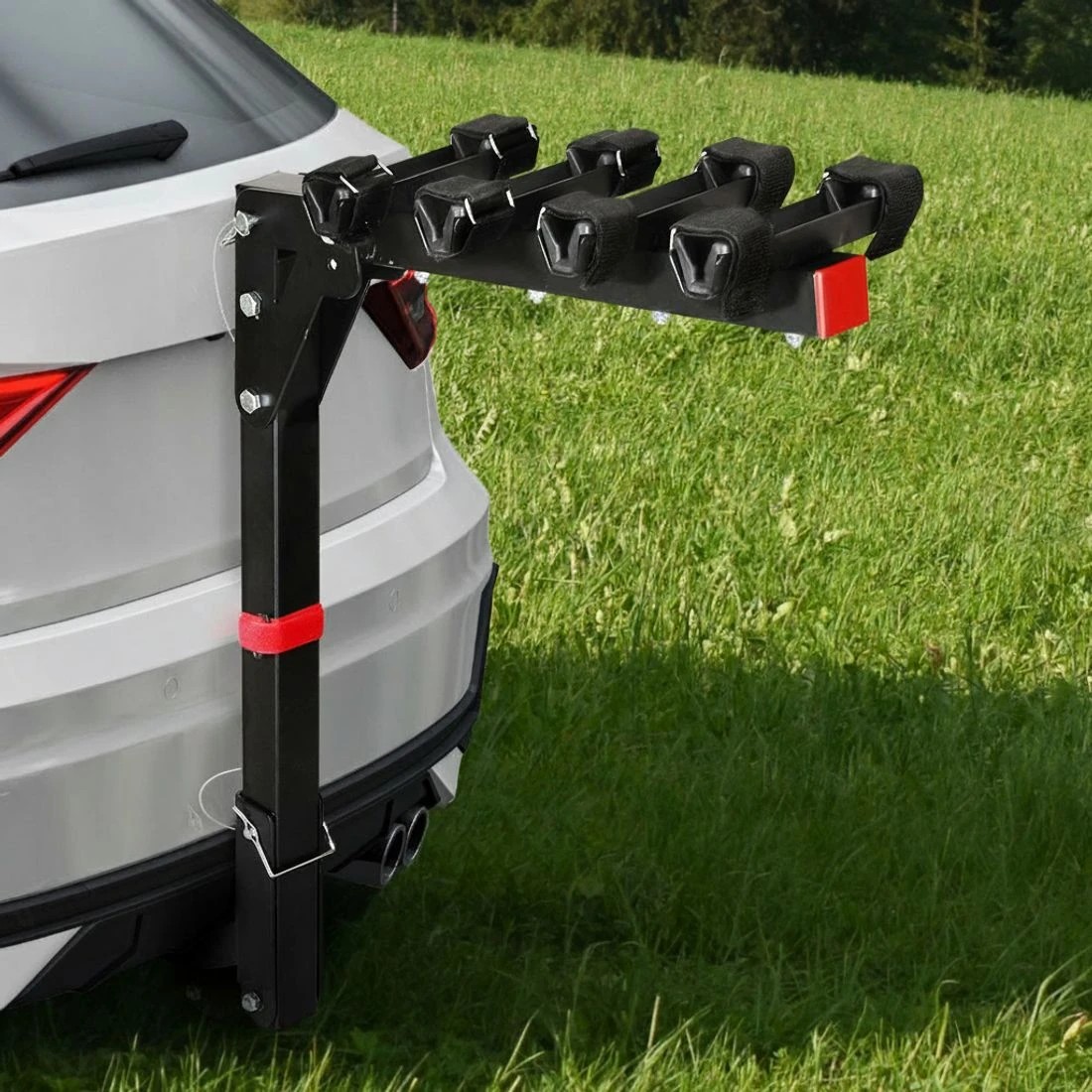 7 Giantz 4-Bike Hitch Mount Foldable Carrier (2") - Black, 7 of 7