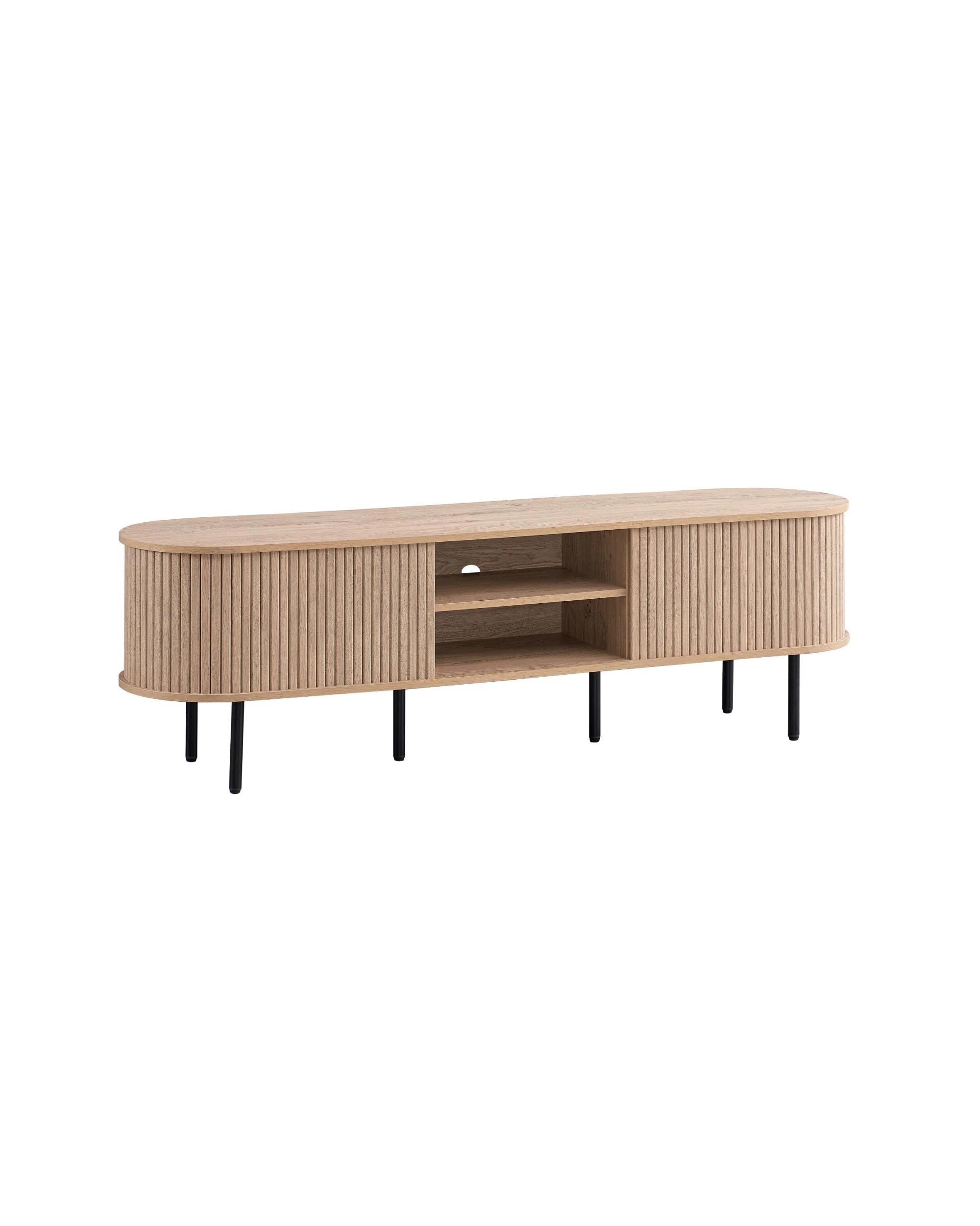 1 Kodu TV Entertainment Unit 170cm 2 Doors Oak - Natural, 1 of 4