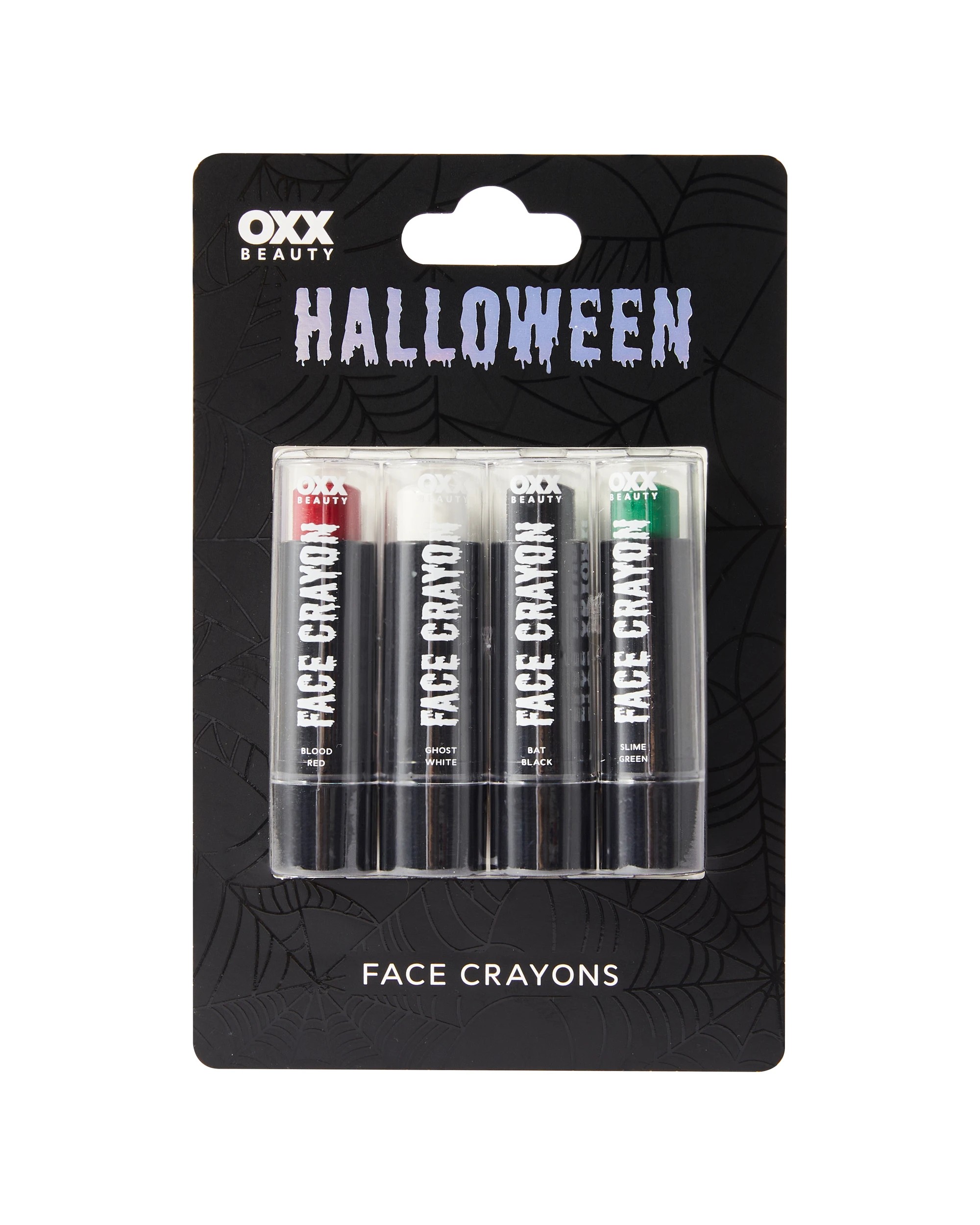 1 OXX Beauty 4 Piece Halloween Face Paint Sticks, 1 of 5
