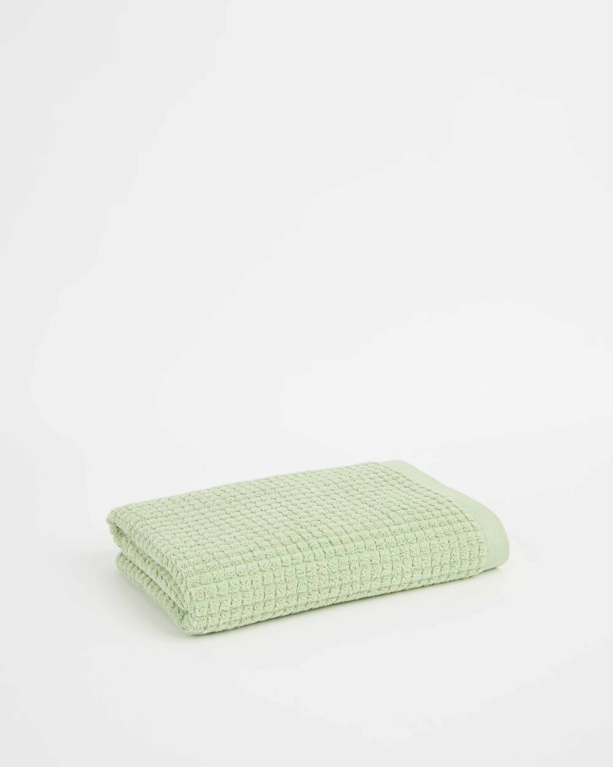 1 Target Cassie Textured Australian Cotton Bath Towel - Green, 1 of 2