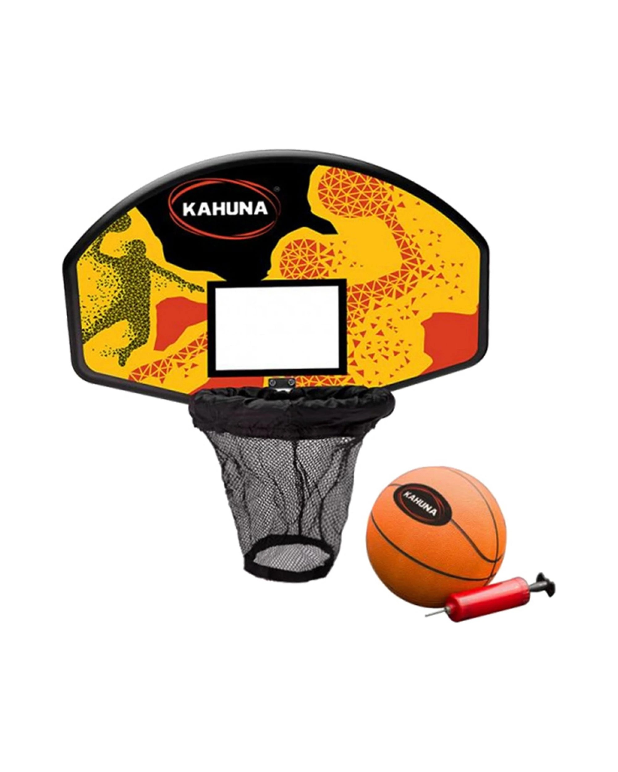 2 Kahuna Twister 8ft Springless Trampoline with Basketball Set Jumper Bouncer Pink - Pink, 2 of 8