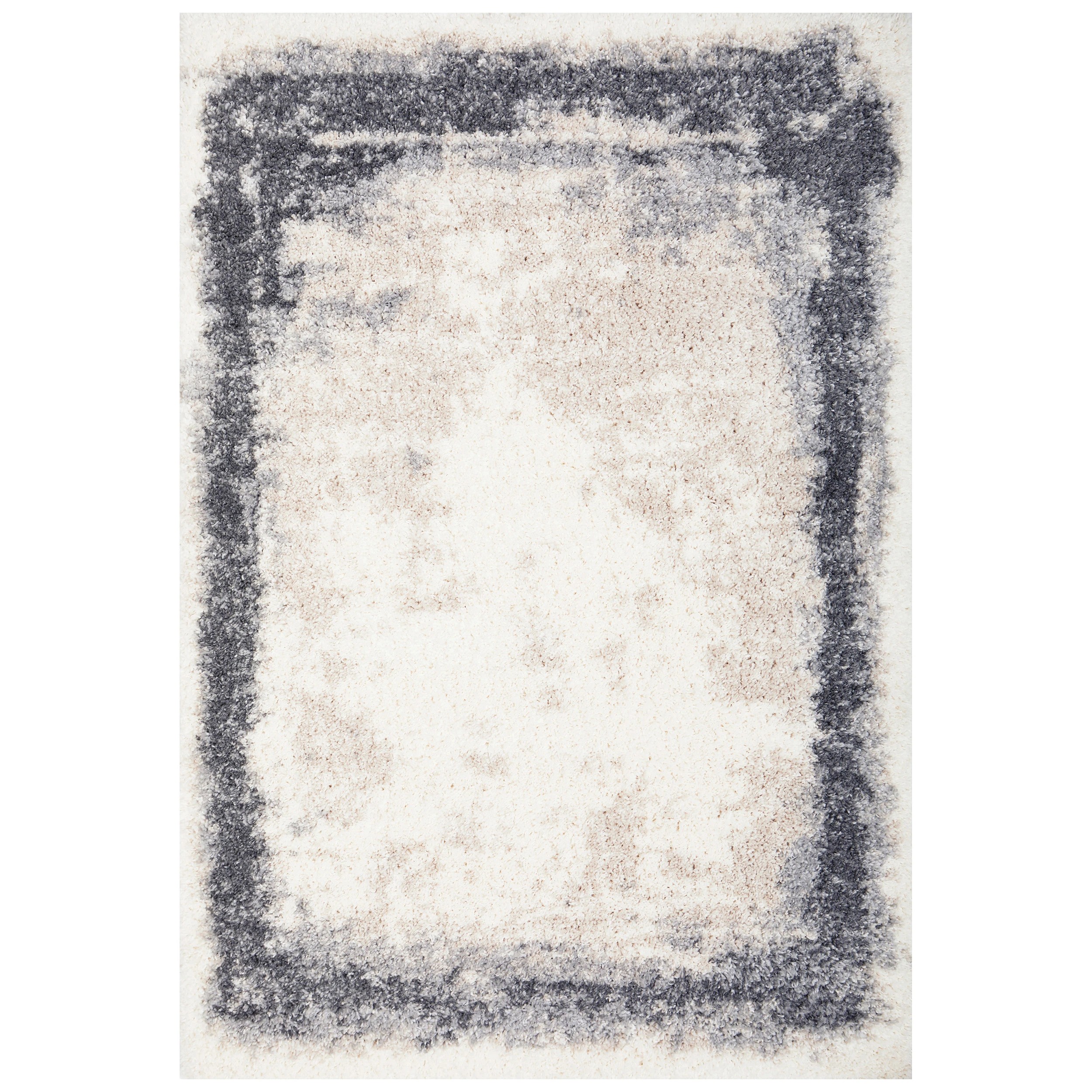 2 Common Ground Rugs Nocturne Cloud 290x200cm - Large Shag Rug - Natural, 2 of 6