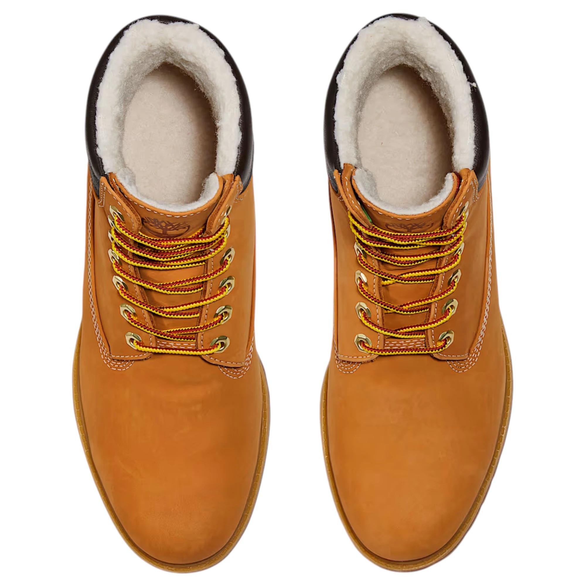 5 Timberland Mens 6-Inch Premium Waterproof Winter Warm-Lined Wide Boot WHEAT, 5 of 7
