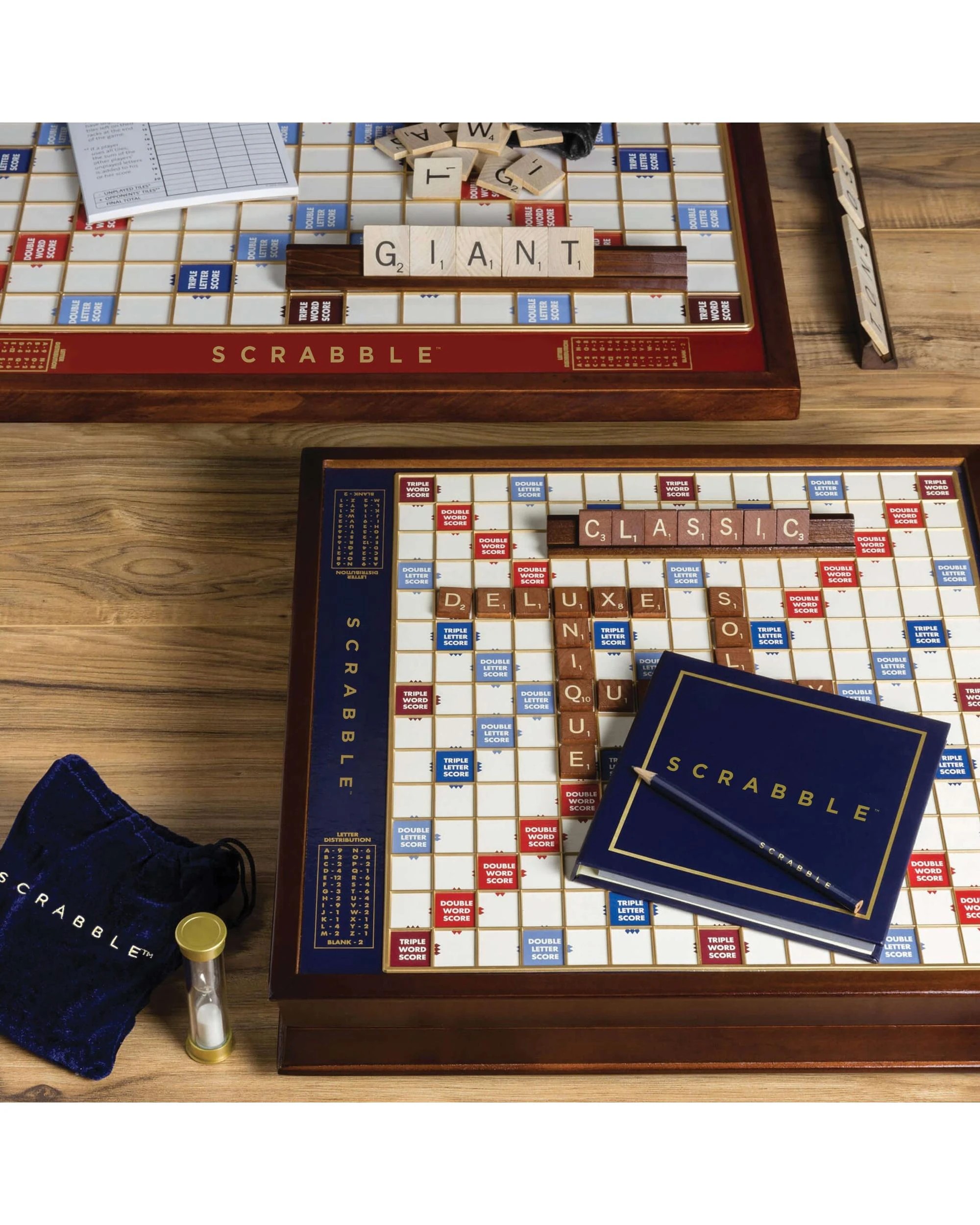 5 Scrabble Deluxe Edition Board Game, 5 of 6