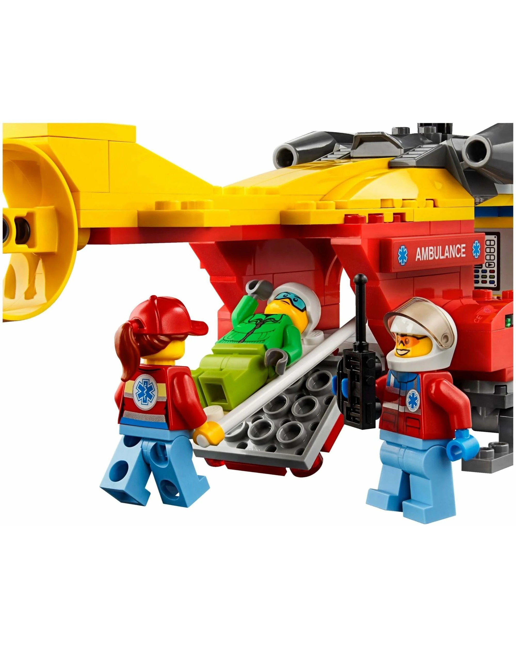 3 LEGO 60179 Ambulance Helicopter: Rescue Mission Toy Set, 3 of 5