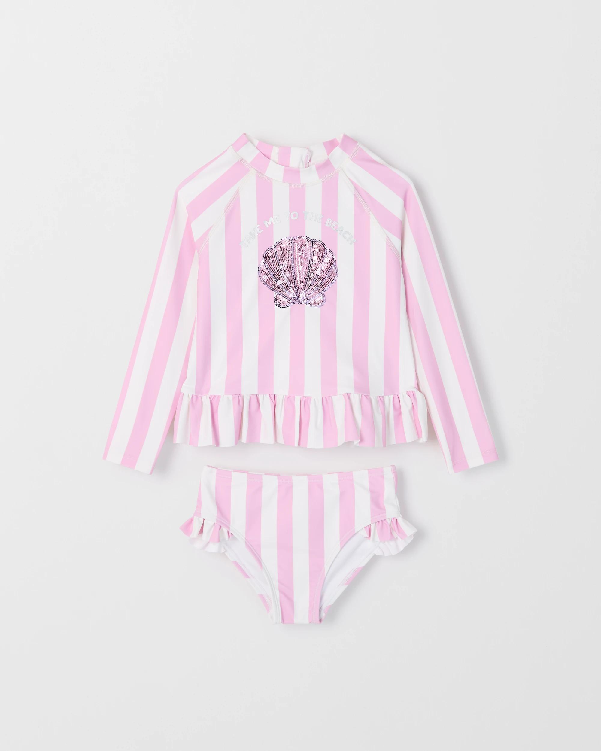 1 Target Kids 2 Piece Swim Rashie Set PURPLE, 1 of 2