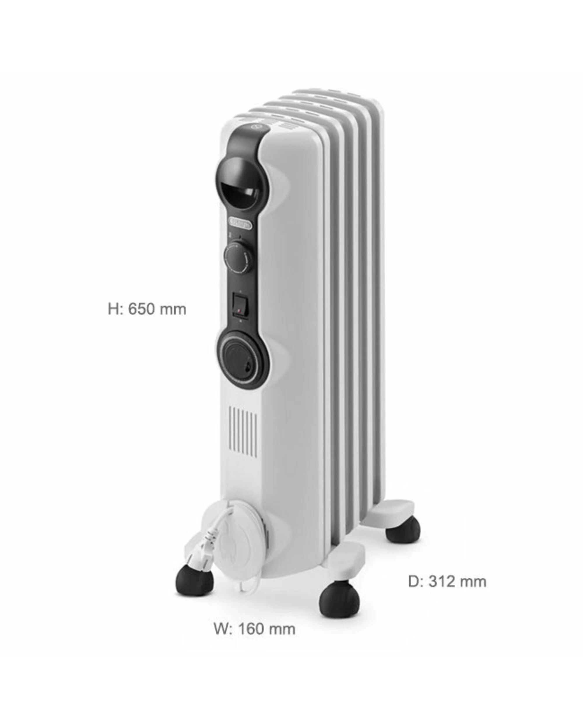 3 De'Longhi Radia S 1000 watts Electric Oil Column Heater, 3 of 3