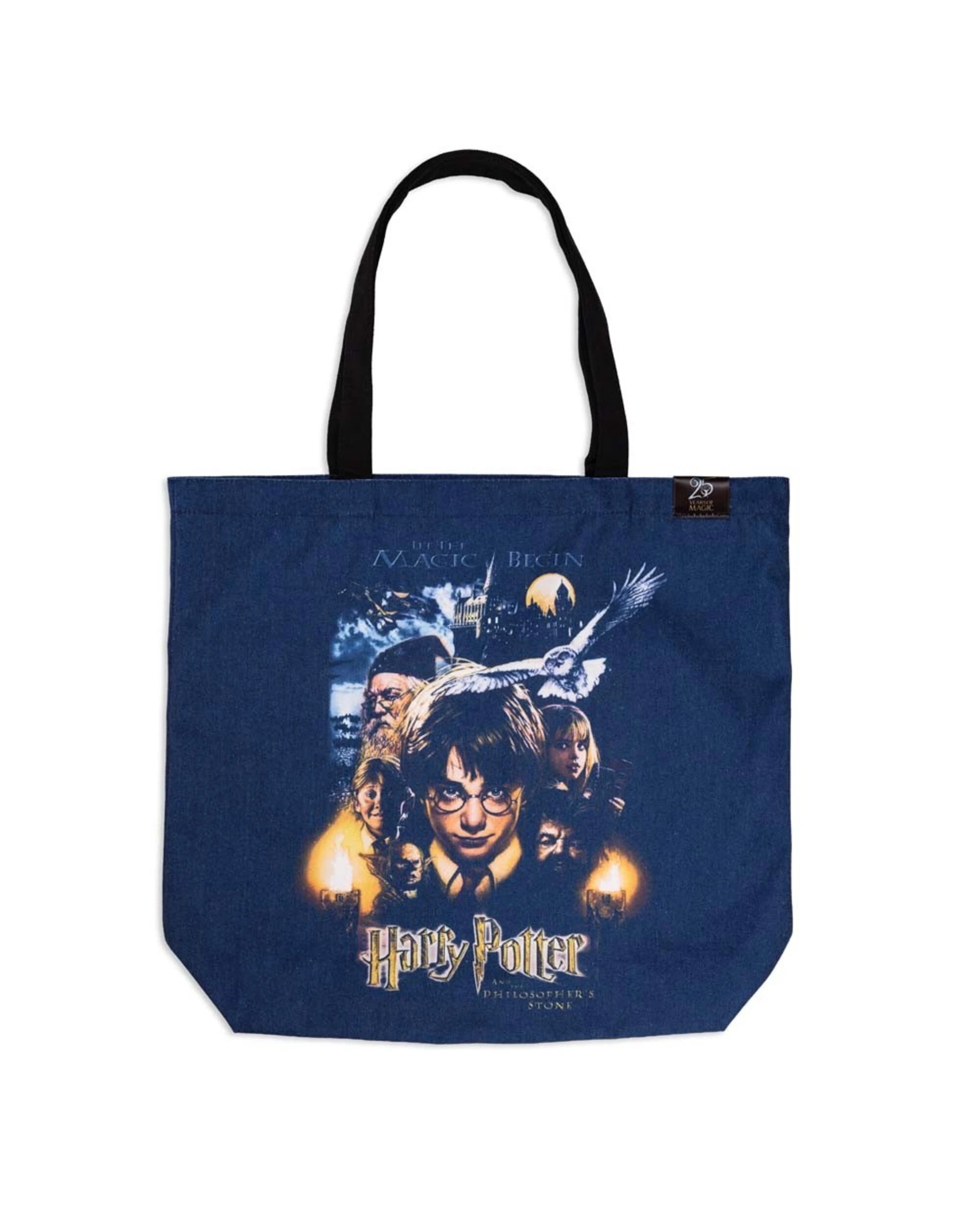 1 Harry Potter 25th Anniversary - 25 Years of Magic Tote Bag - Navy, 1 of 4