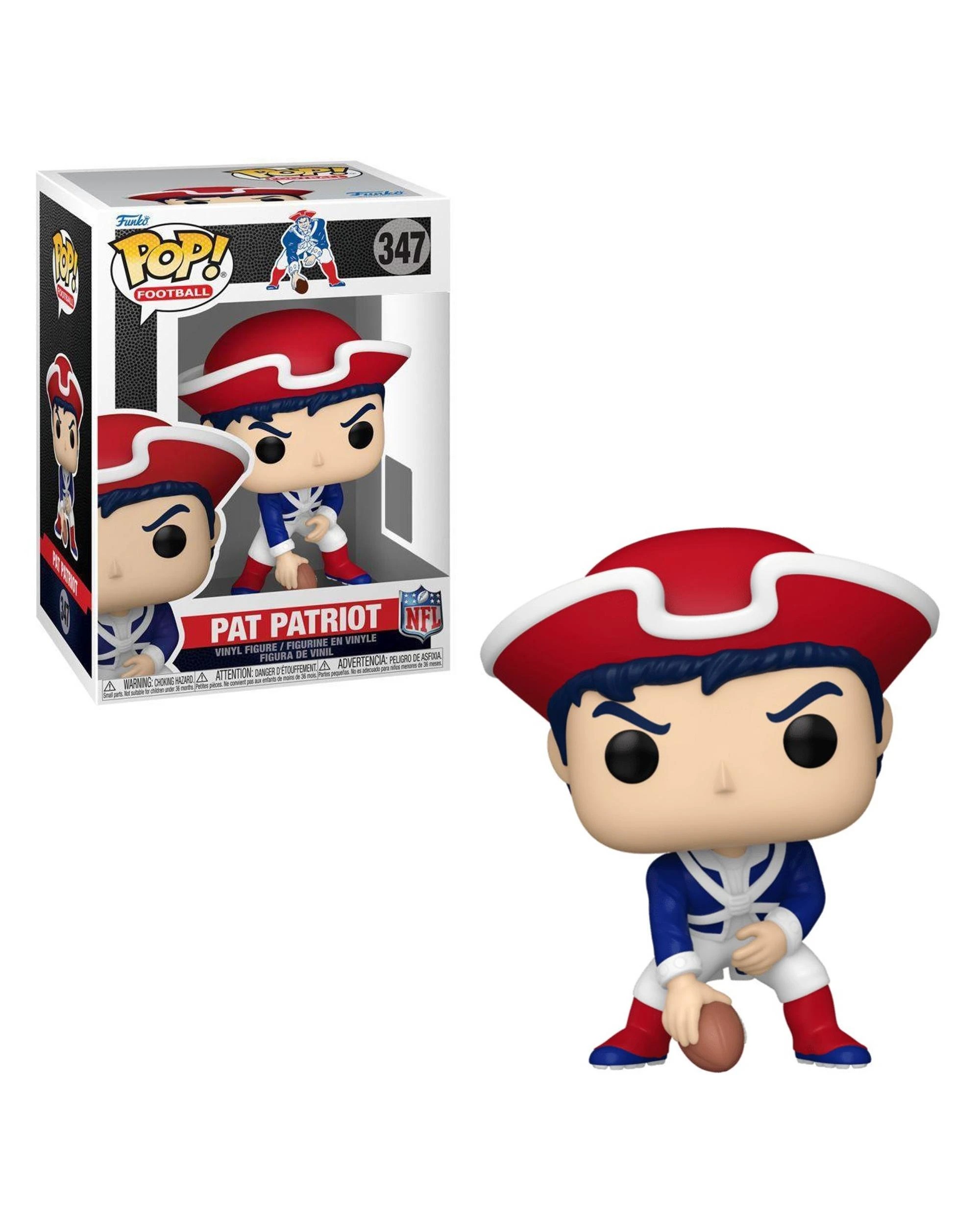 1 NFL New England Patriots Pat Patriot Mascot Funko POP! Vinyl, 1 of 3