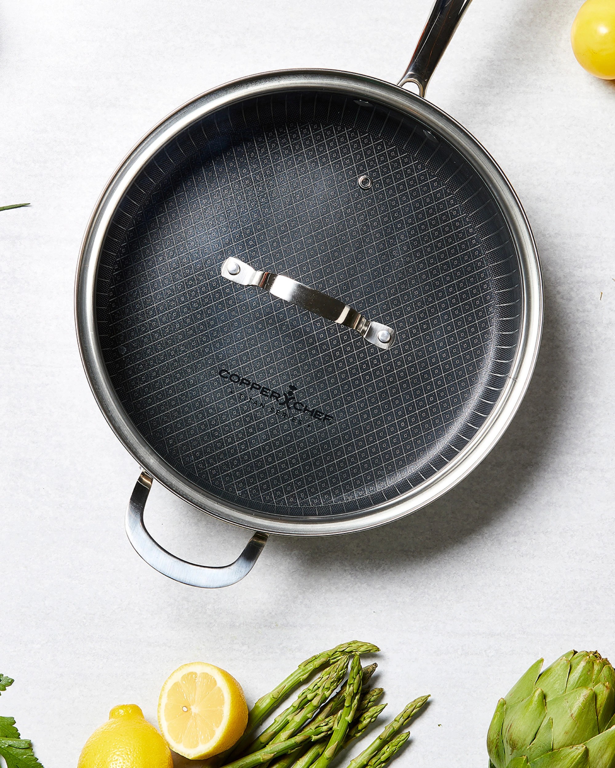 2 CC Copper Chef Titan Pan Professional All-Purpose Stainless-Steel Non-Stick Pan, 2 of 8